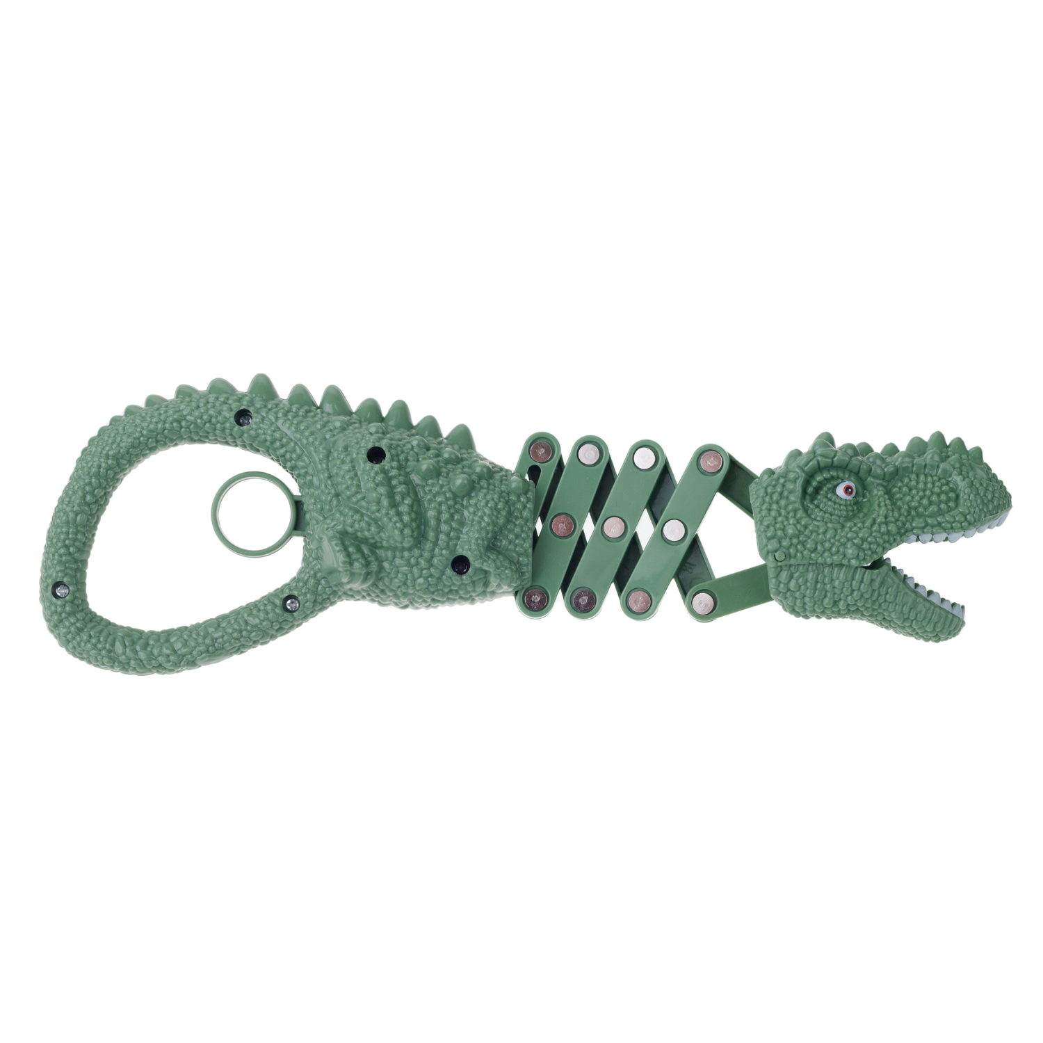 1TOY Хваталка в виде головы животного 24 см., 8 видов в ассорт., бирка, сетка