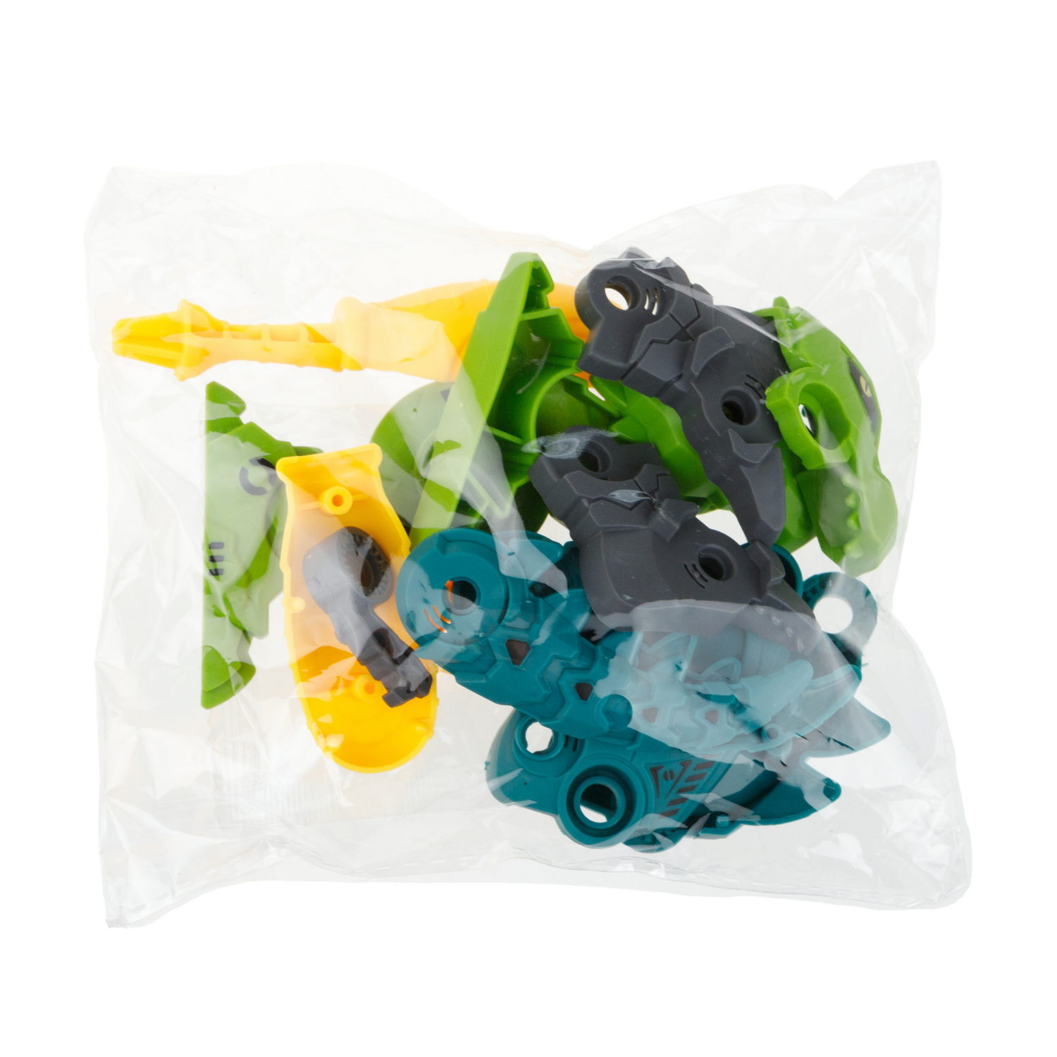 1Toy Трансботы "Зоотехника" (д/б 5 шт., в асс. 5 видов, из 5 шт. собирается большой робот)