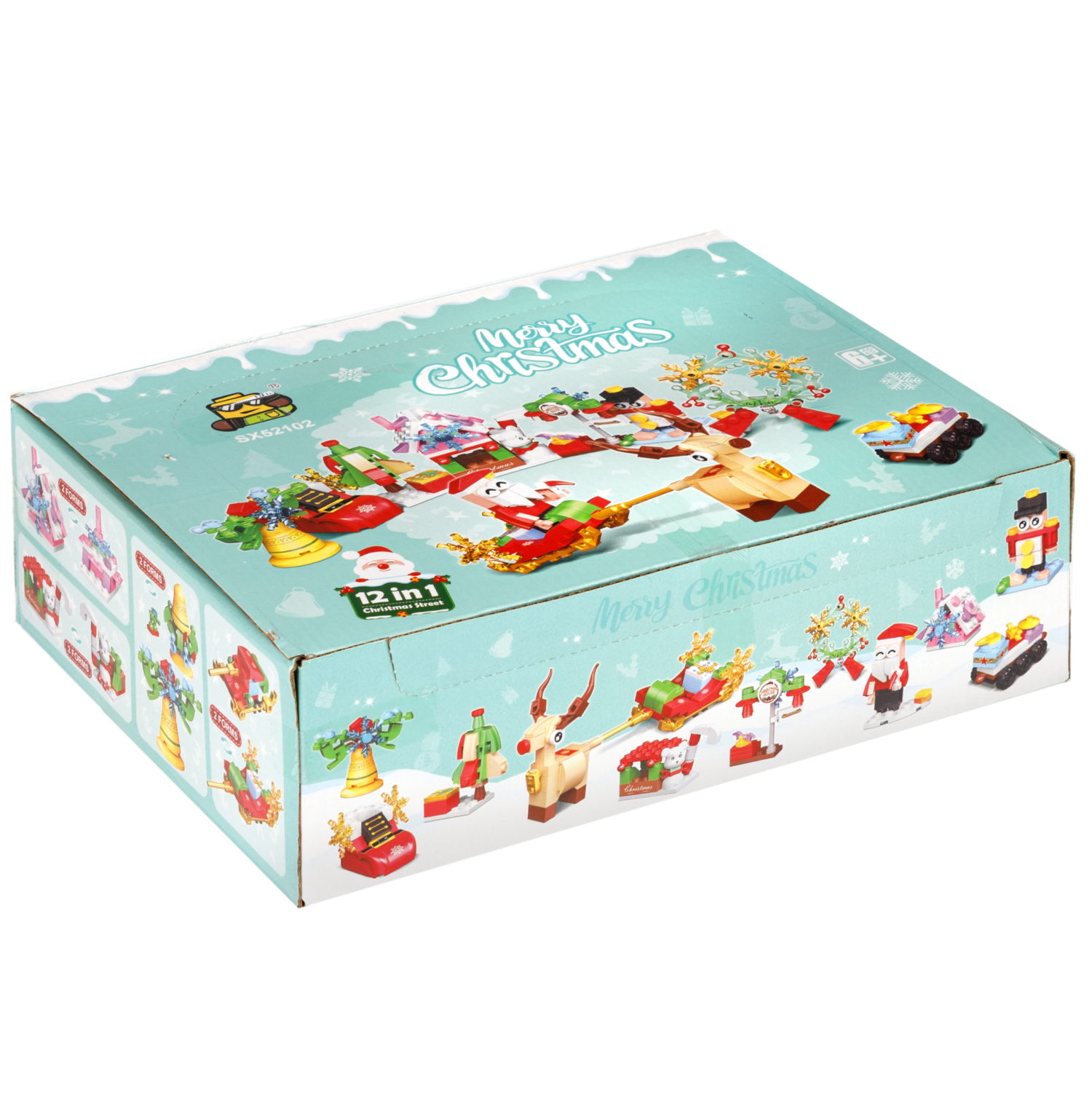 Конструктор 1TOY Blockformers С Новым годом! 12 видов, от 23 до 29 деталей