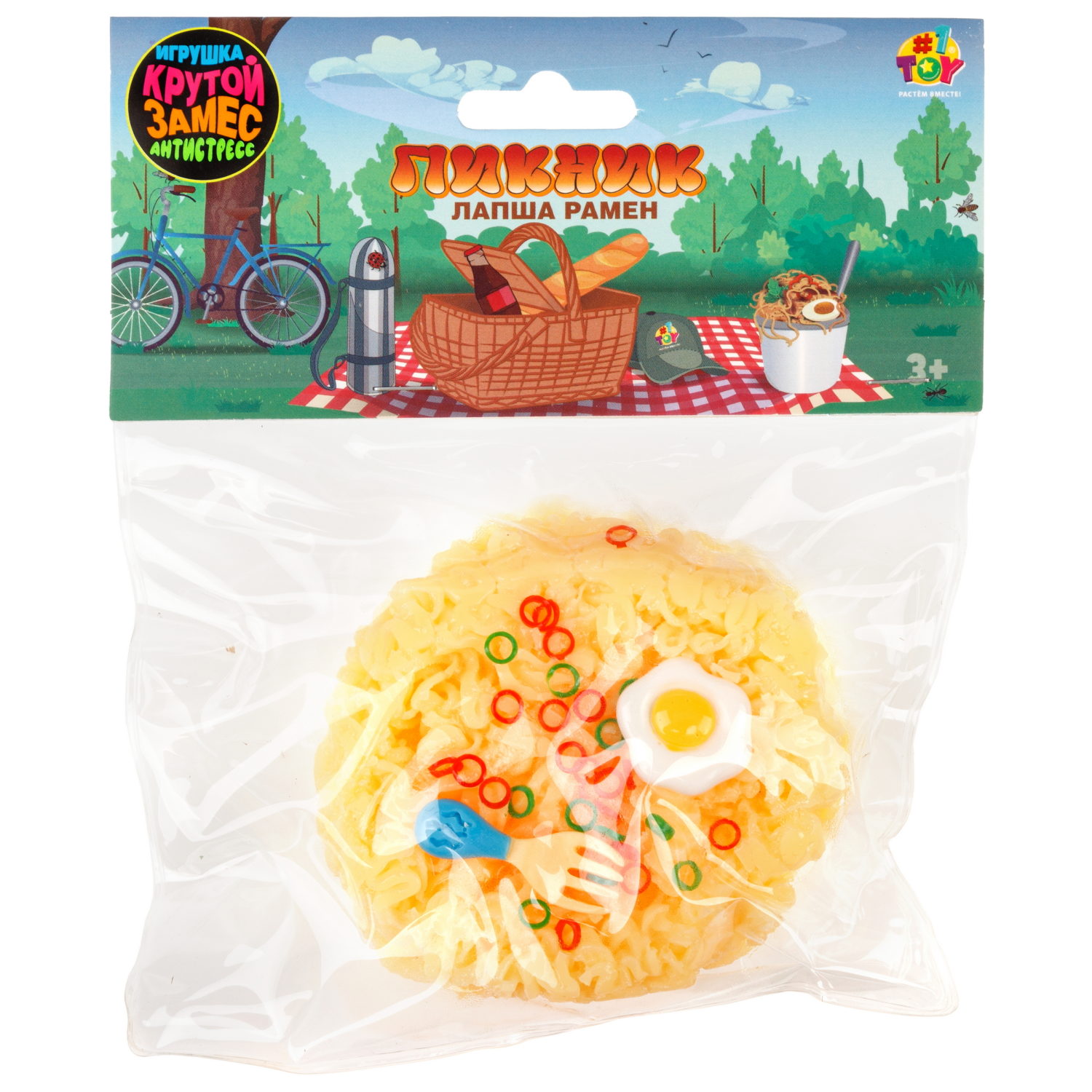 Таба сквиш 1TOY Крутой замес антистресс-игрушка для рук, 2 вида в ассортименте