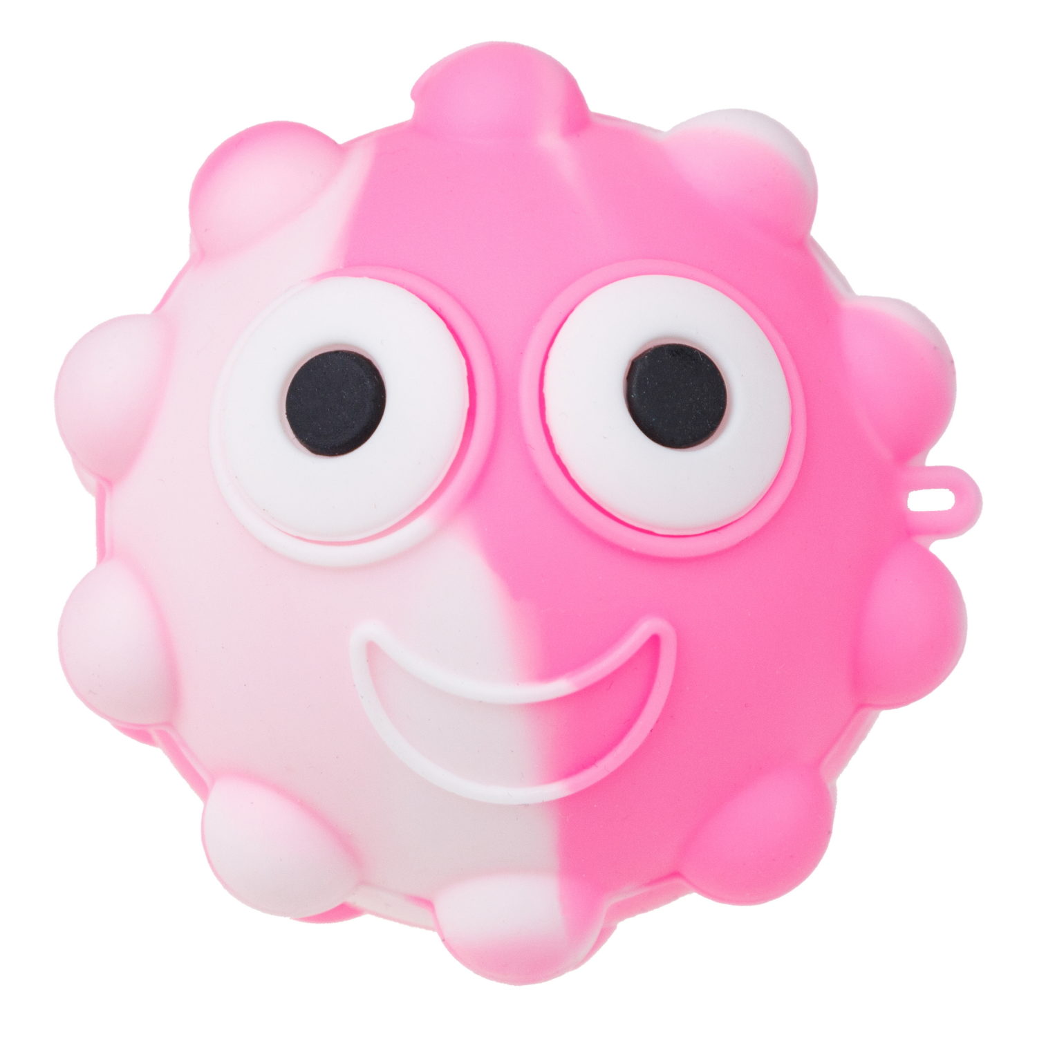 1toy Жмяка Hit Pop It "Смайлик" 7 см, 6 видов, 12 шт. в д/б