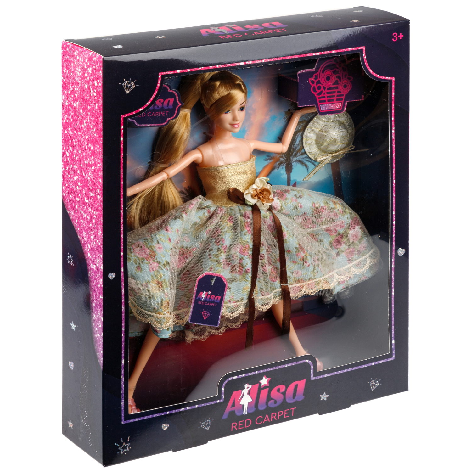 Кукла Alisa Red Carpet в пышном платье, с аксессурами, 29 см