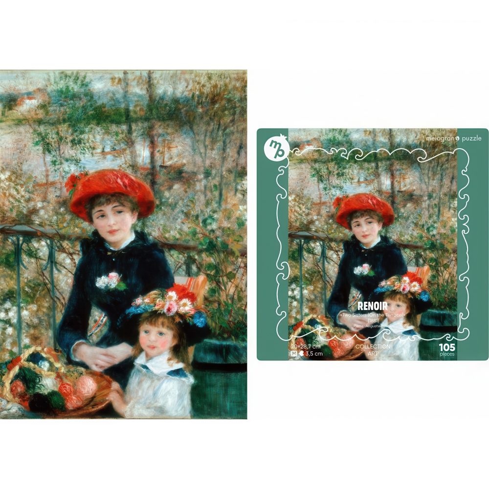 Пазлы Collection Art Пьер Огюст Ренуар Две сестры, 105 деталей