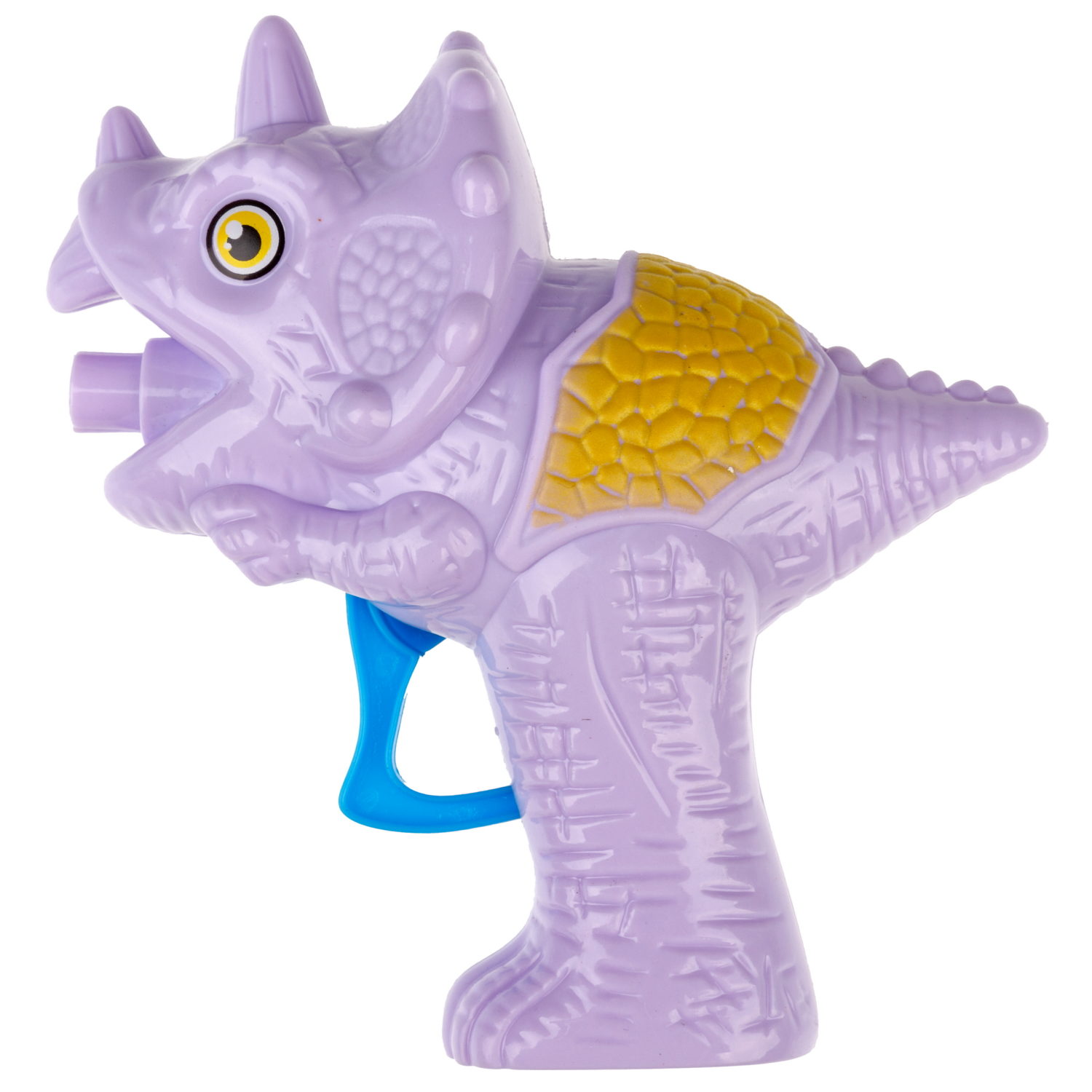 Пистолет для пускания мыльных пузырей 1TOY Мы-шарики! в виде динозавра, 50 мл, фиолетовый