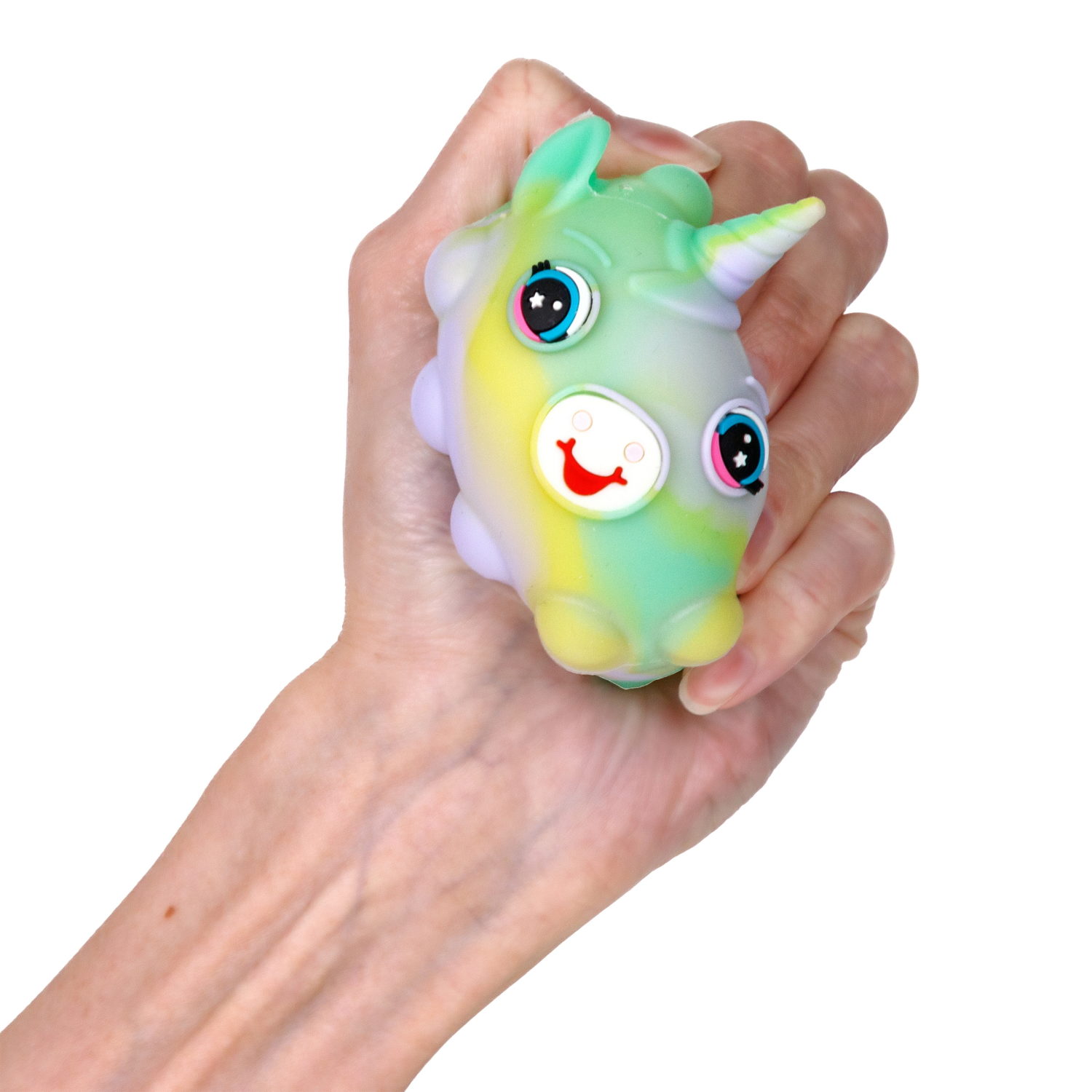 1TOY Жмяка Hit Pop It "Единорог" 7 см, 4 вида в ассортименте