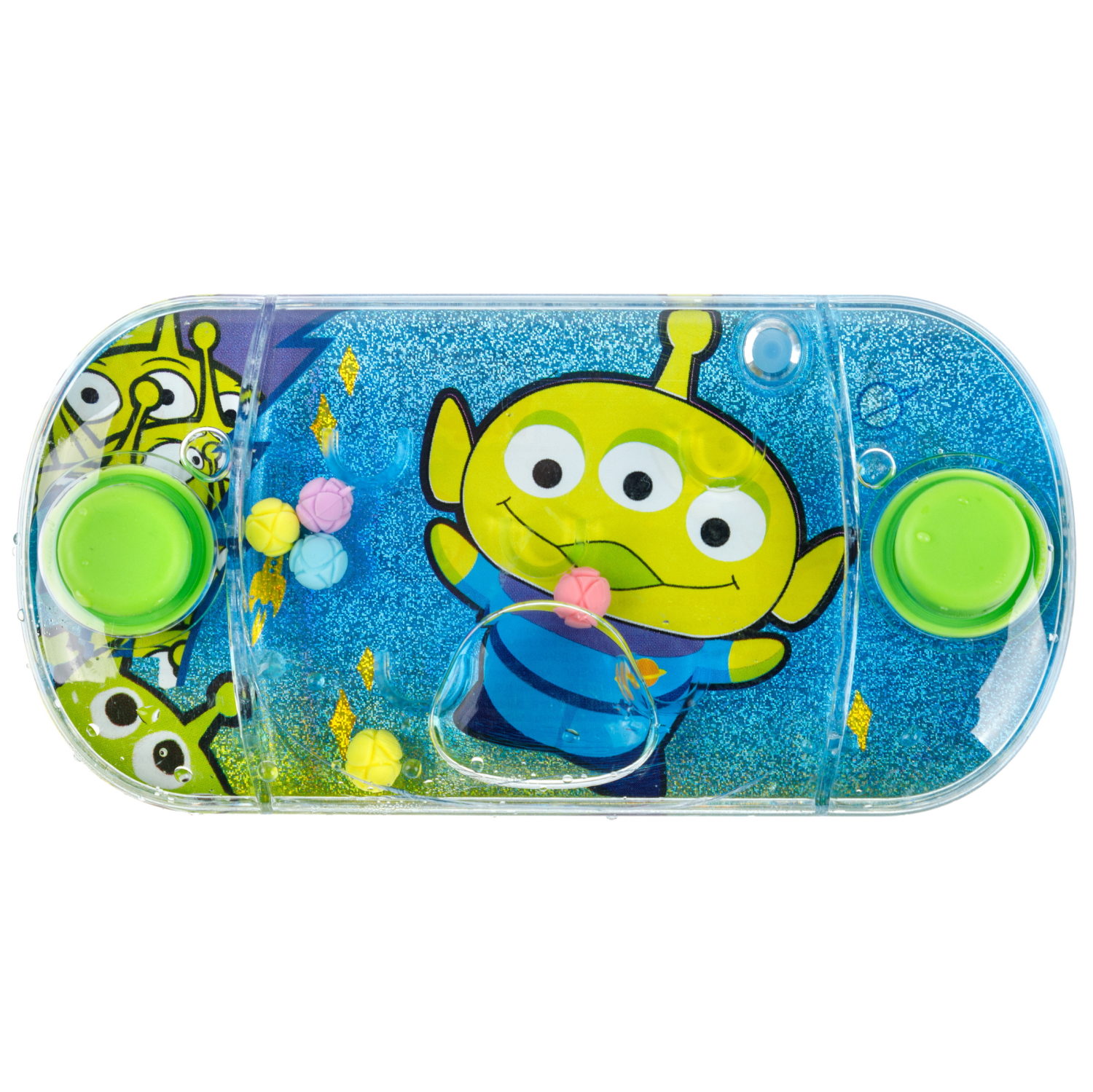 1TOY Игра с водой забрось мячики инопланетяне, 3 вида в асс. 12*6*2,3см, 24 шт в дисплей боксе