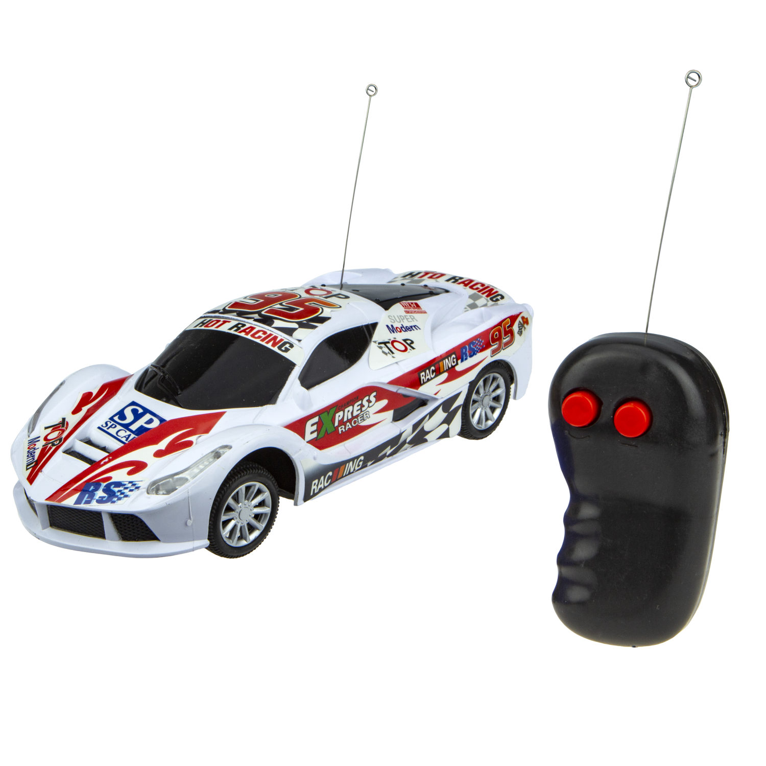 Машинка 1TOY "Спортавто" машина на р/у, белая