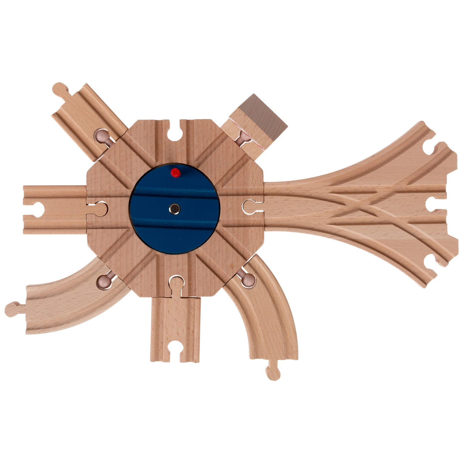 Рельсы 1TOY Goodok с переключателем направления, для железной дороги, 8 деталей