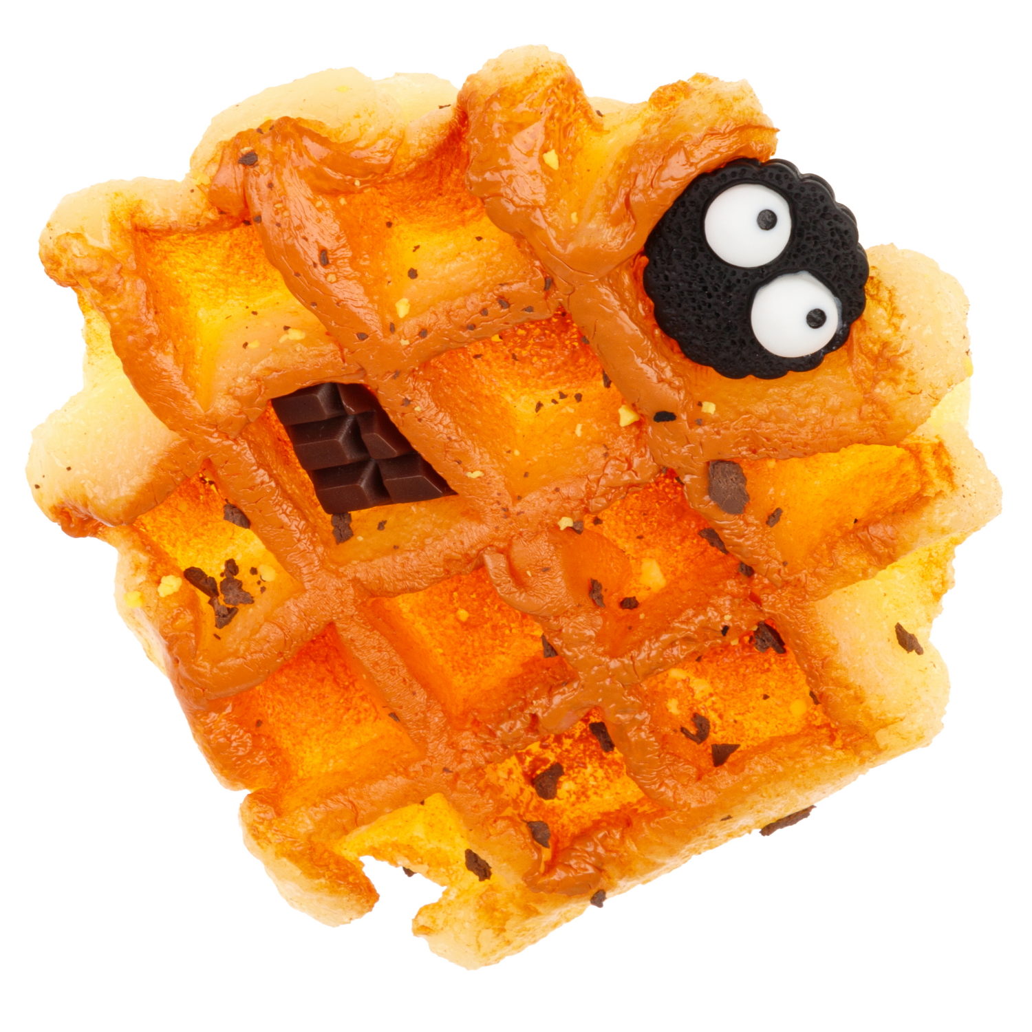 Игрушка-антистресс 1TOY Крутой замес «Пикник», «Венская шоколадная вафля», с ореховой крошкой