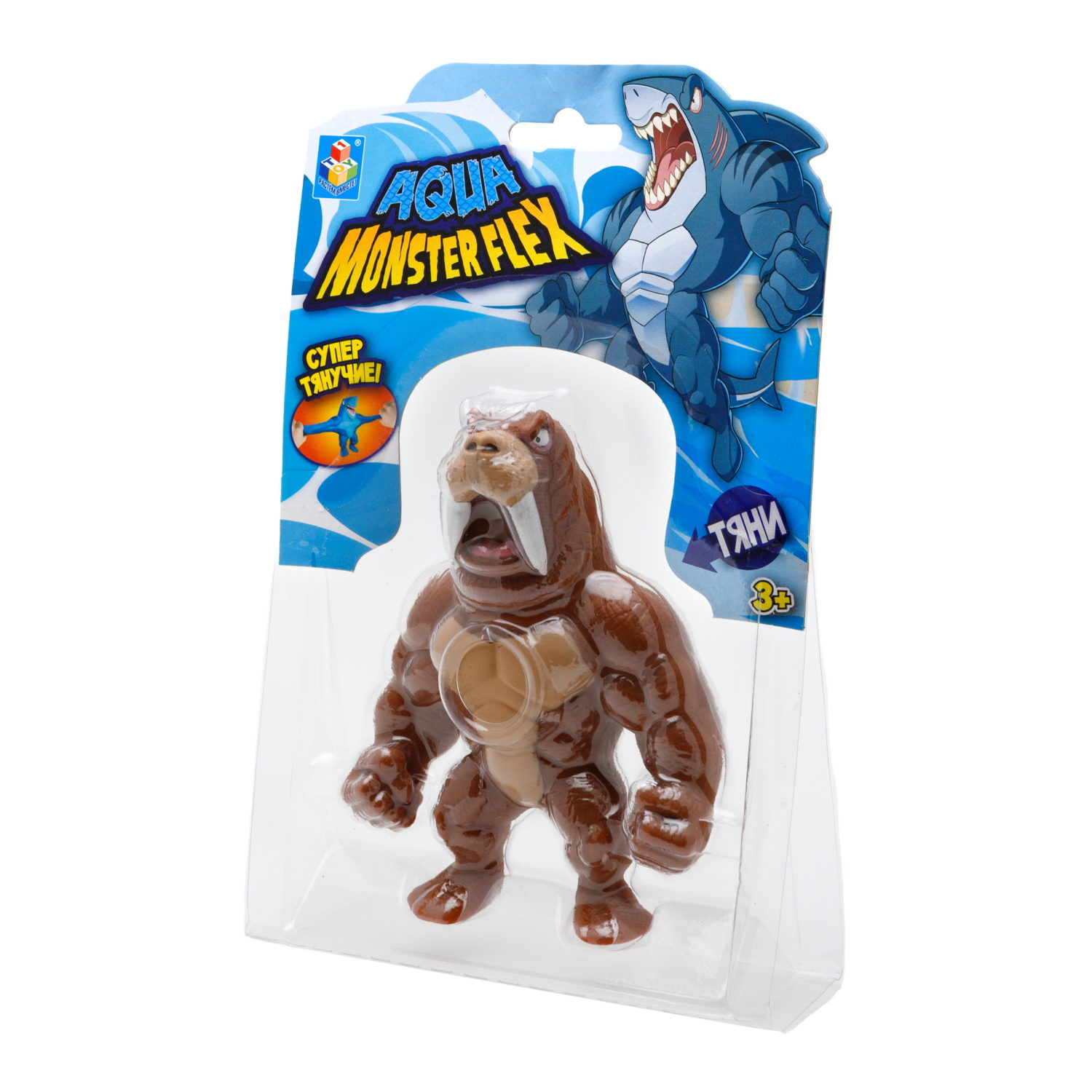 1Toy Игрушка для мальчика, тянучка монстр MONSTER FLEX AQUA, антистресс, 14 видов в ассортименте