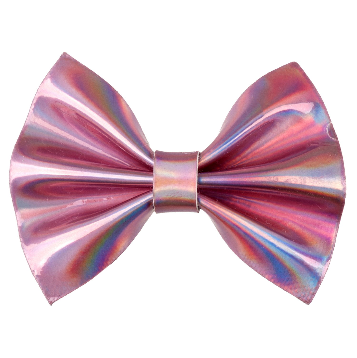 Заколки для волос Lukky Fashion Бантики Голография, детские, для девочки, зажимы, 4 цвета в ассортименте, набор 2 шт.