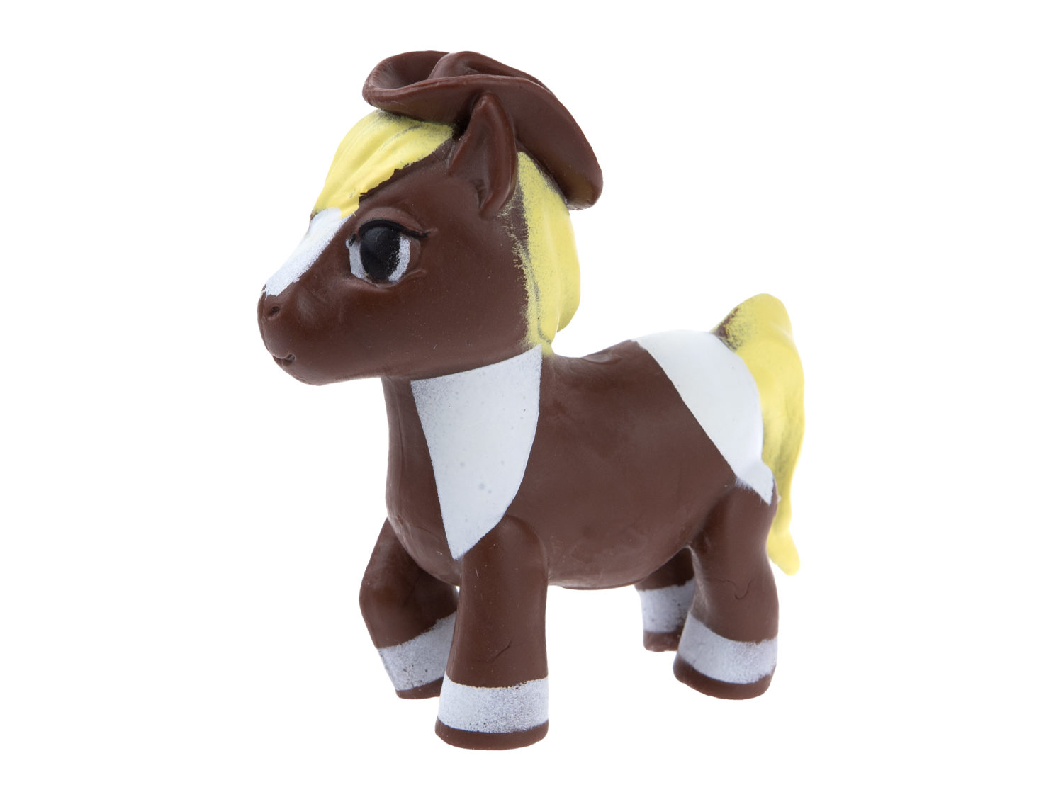 1TOY Пони на фасоне, пони тянущиеся в костюмчиках, 10см, 12 видов, пакет с окном, 12 шт в д/б