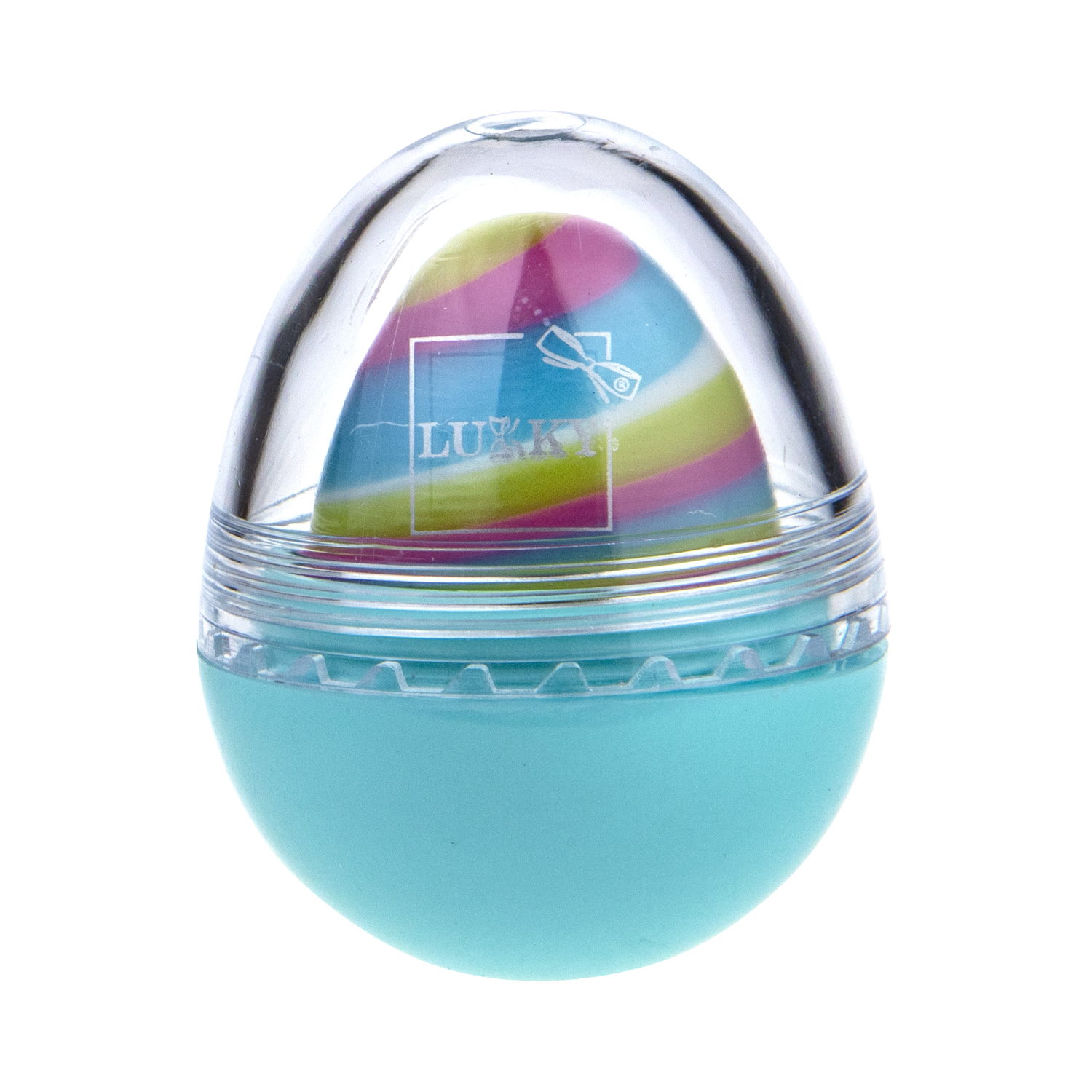 Бальзам для губ - яйцо LUKKY, увлажняющий, питательный, Ванильное облако, 10 г.