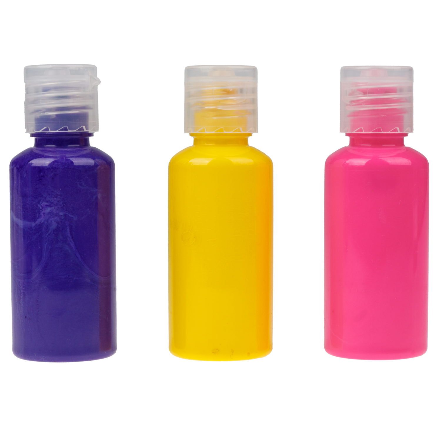 Большой Мишка Флюид Арт 1TOY ART BEARt, 23 см , краски: желтая, розовая, фиолетовая