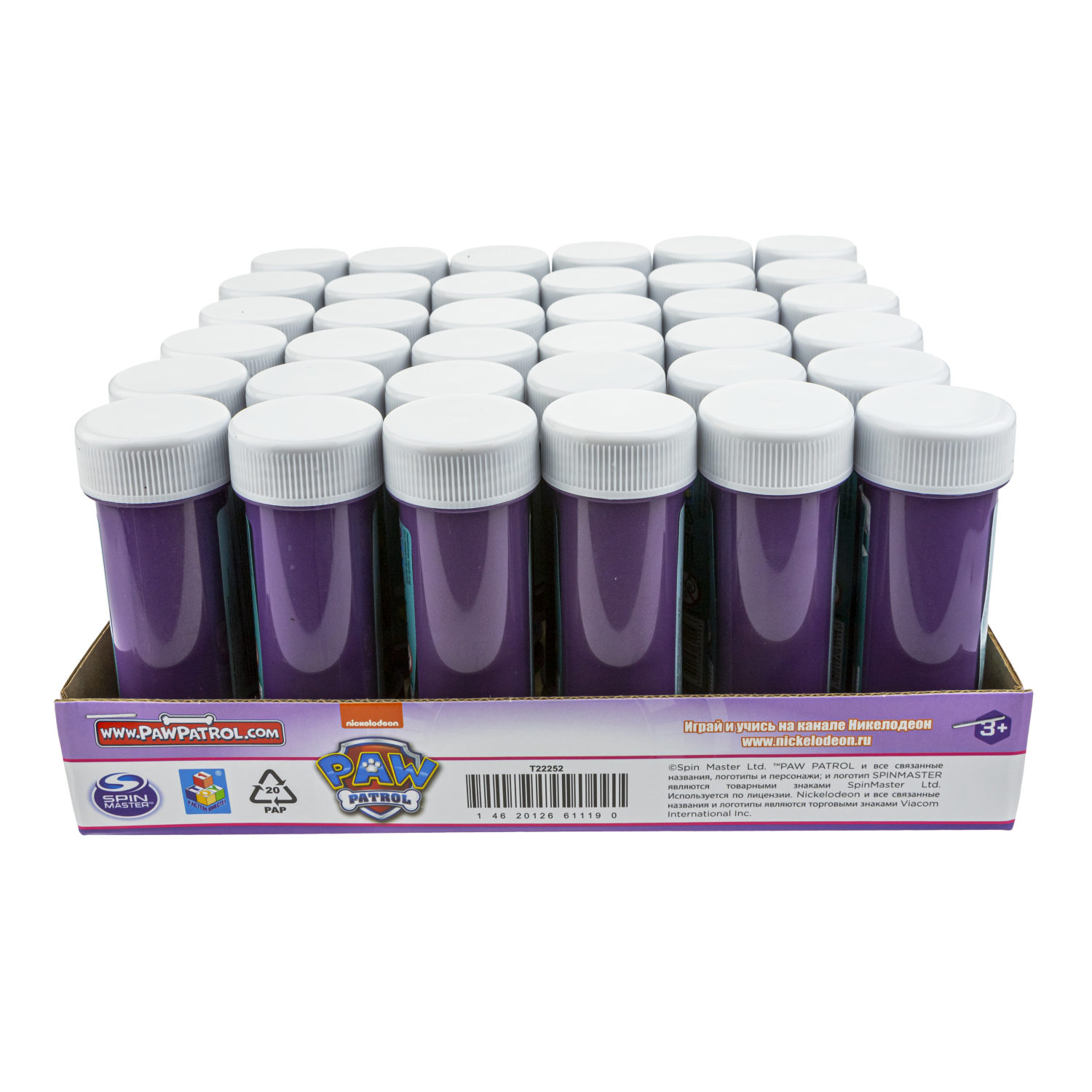 Мыльные пузыри 1TOY Щенячий патруль , детские, маленькие, для мальчиков, девочек и малышей, 60 мл