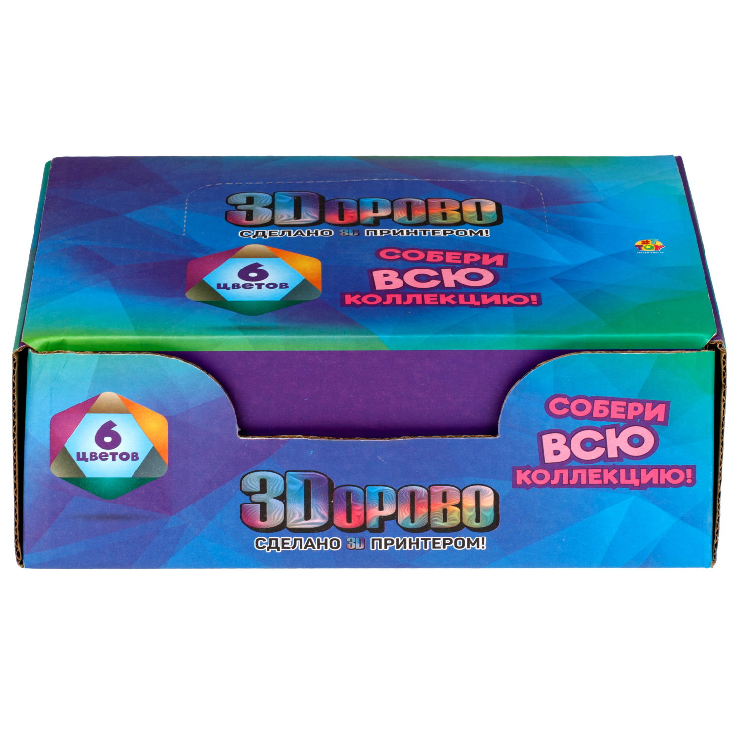 3D-игрушка 1TOY 3Dорово Осьминог, 21х6 см, 6 цветов в ассортименте