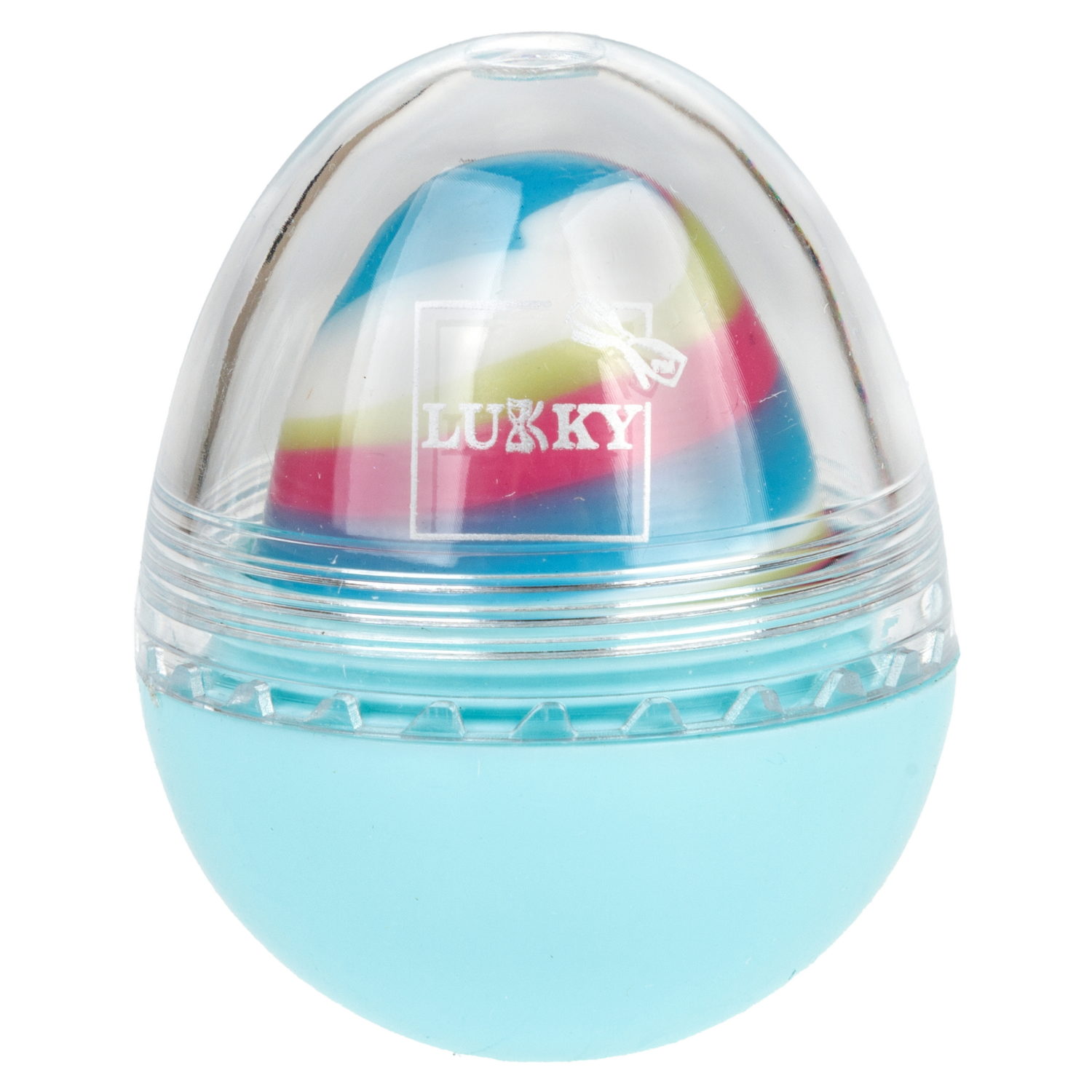 Бальзам для губ - яйцо LUKKY, увлажняющий, питательный, Ванильное облако, 10 г.