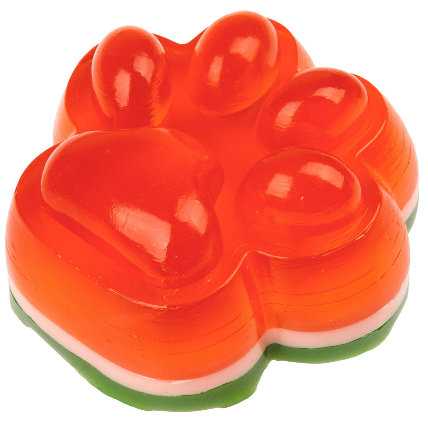 Игрушка-антистресс 1TOY Крутой замес Няшка-вкусняшка арбузный десерт, 7,5х7,5х5см