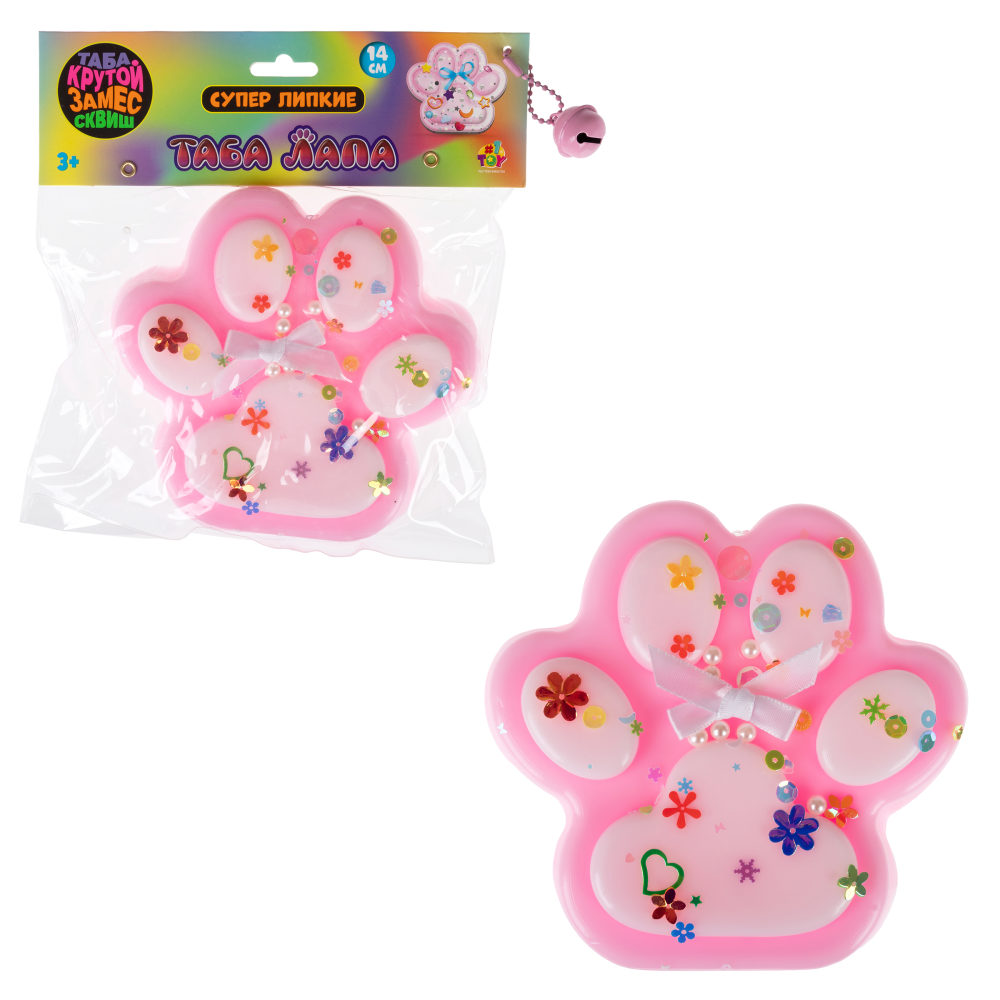 Таба лапа цветная 1TOY Крутой замес, большая, 14х3,5 см