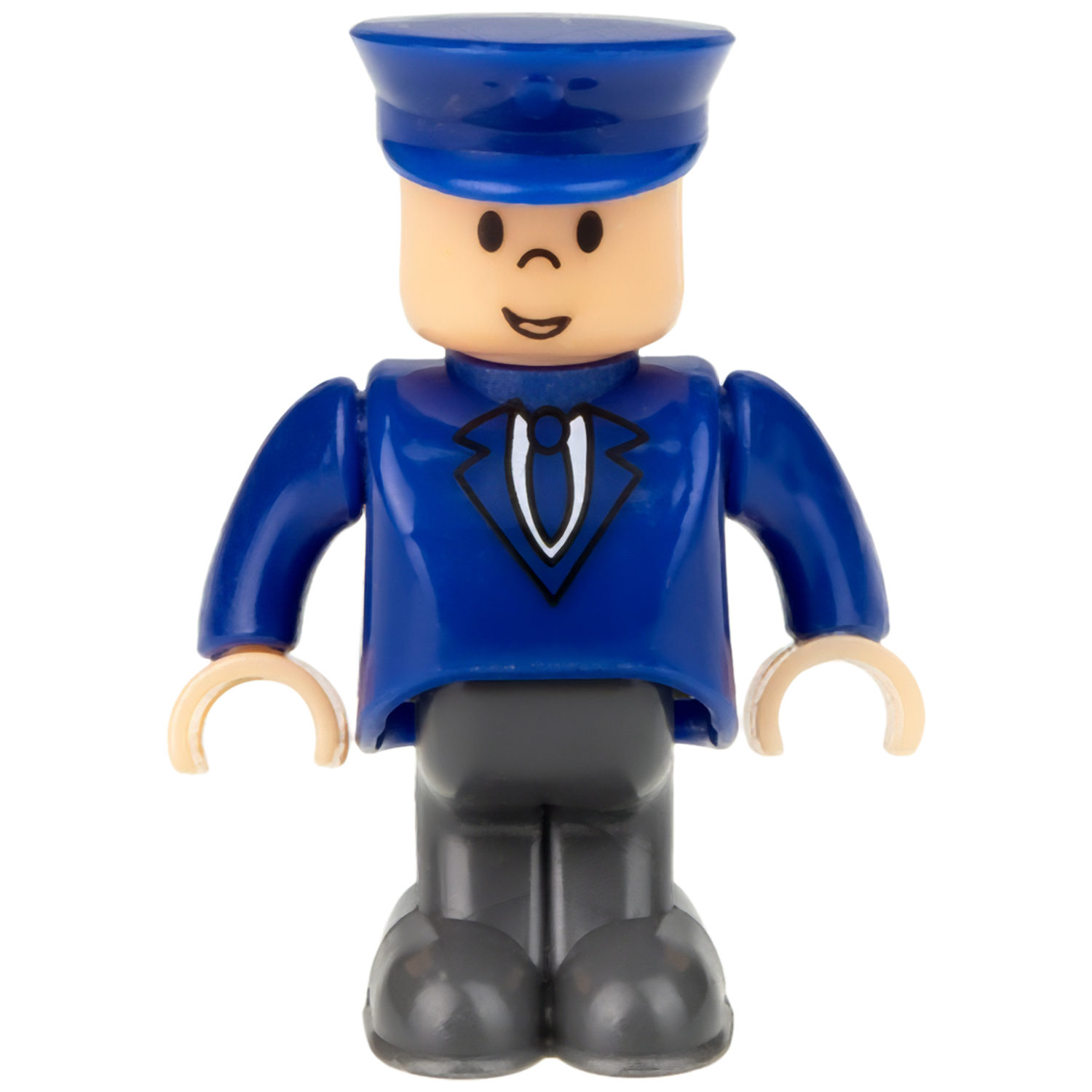 Деревянная железная дорога 1TOY GOODOK "Осторожо, переезд!" с электропоездом и аксессуарами, 35 деталей