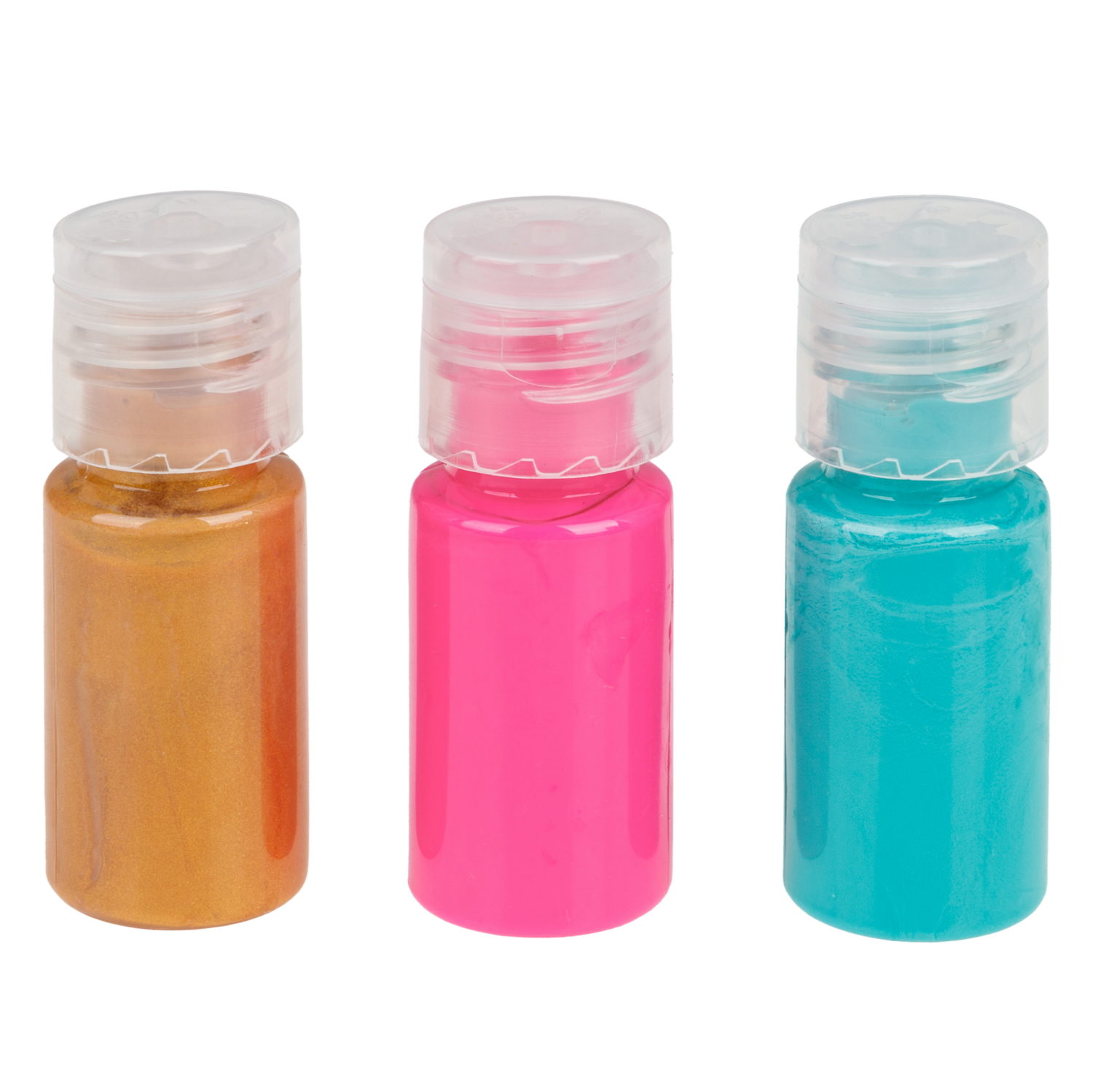 Мини Зайка Флюид Арт 1TOY ART BEARt, 7 см, краски: золотая, розовая, бирюзовая