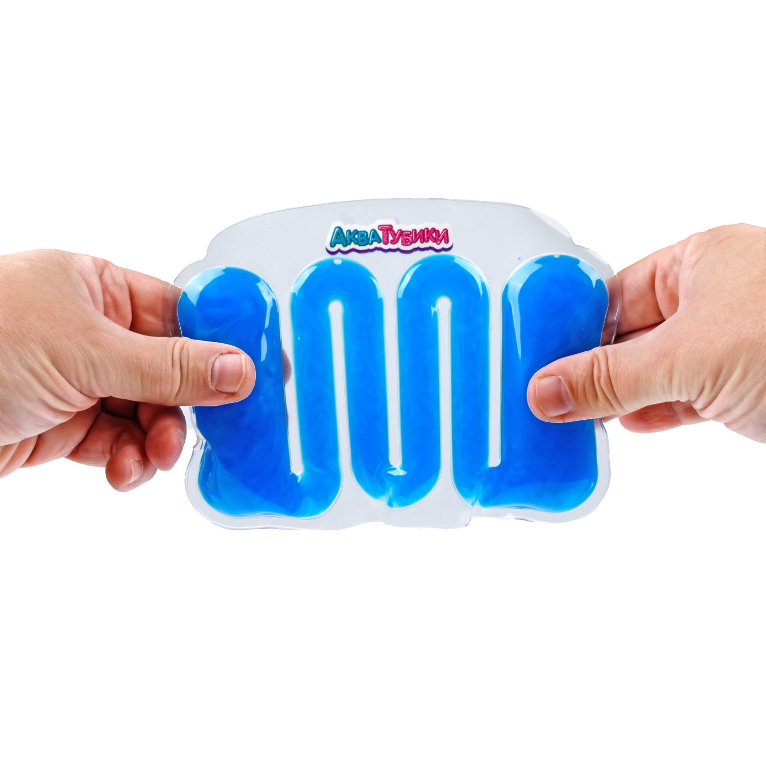 Акватубики переливайка 1TOY «Торнадо» скользун с водой внутри, антистресс для рук, жмякалка, 4 цвета в ассортименте