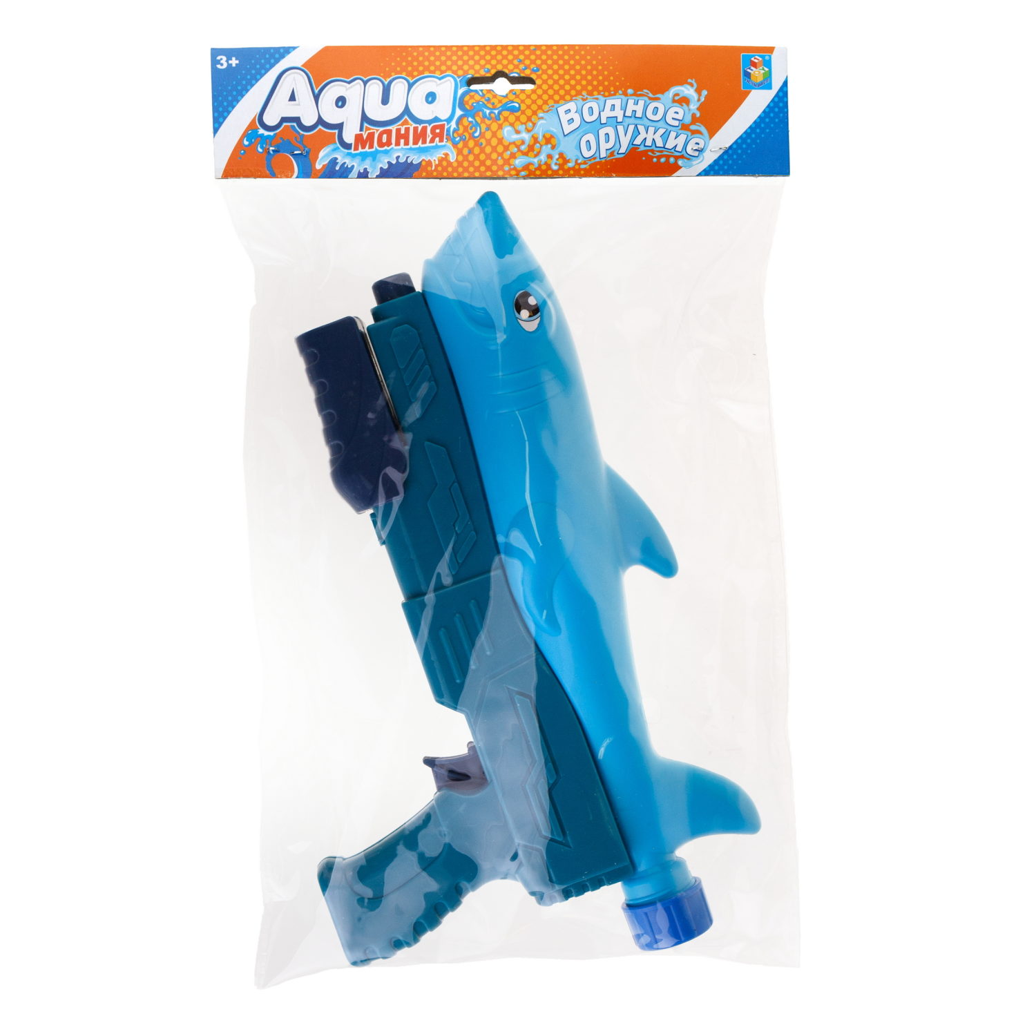 1TOY Аквамания водное оружие акула 22*13*5 см, 2 цвета в ассортименте