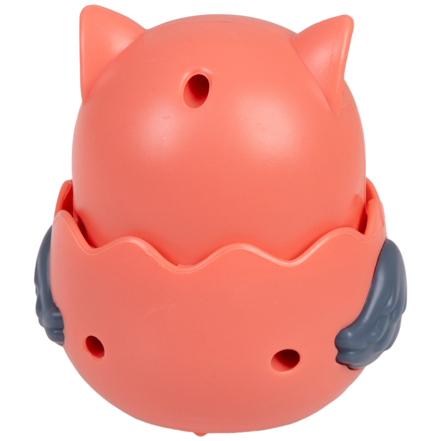 Игрушка детская 1TOY Покатушки Весёлая Сова, инерционная, работает без батареек, 4 цвета в ассортименте