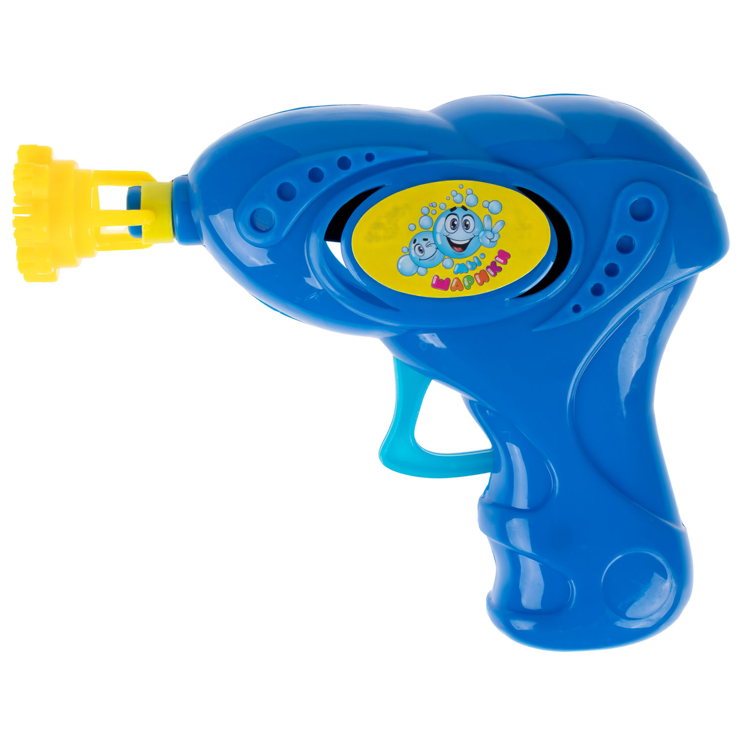 1TOY Мы-шарики! пистолет механич. с мыл. пуз., бластер, 40 мл, цвет в асс., блистер