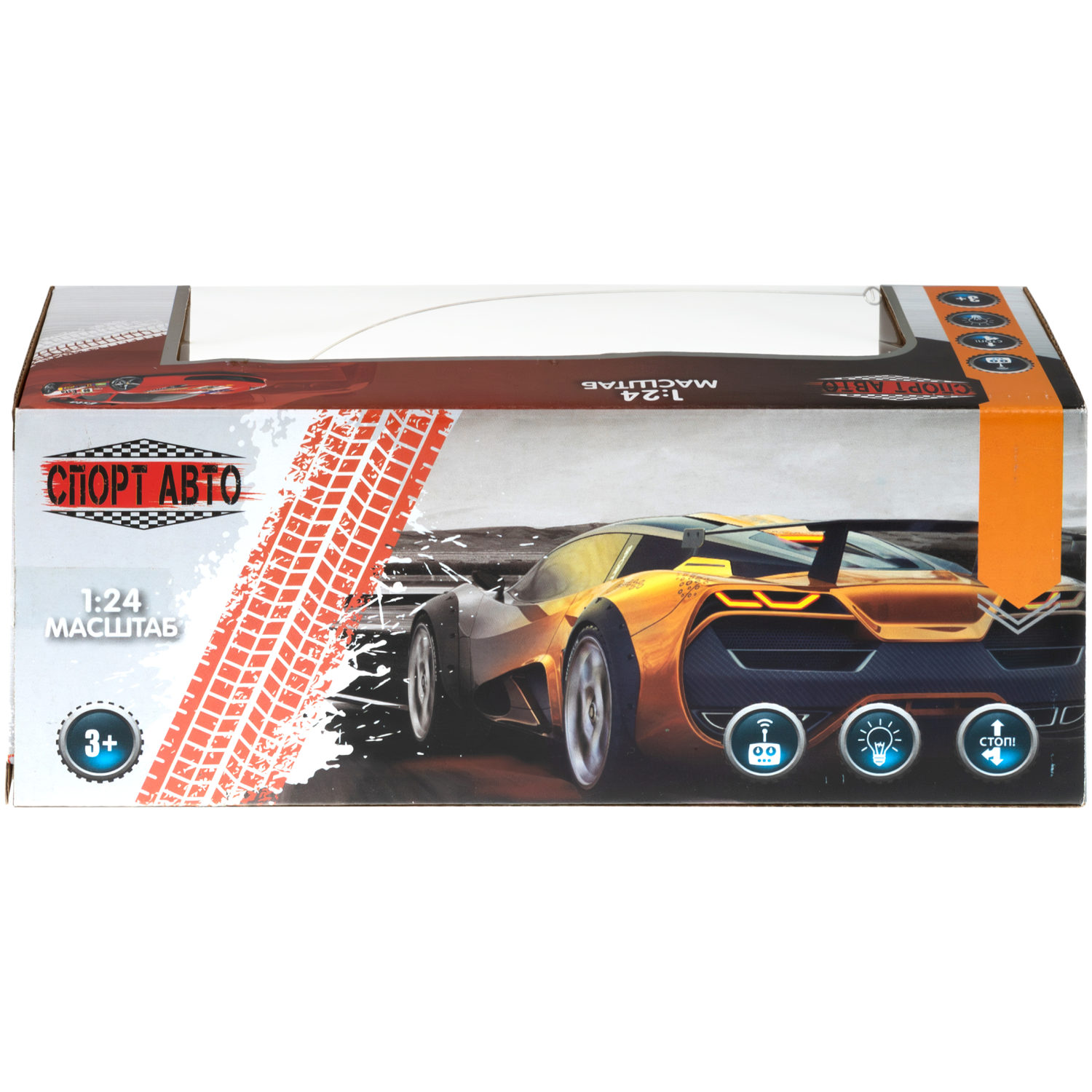 Машинка на пульте управления 1TOY со светом