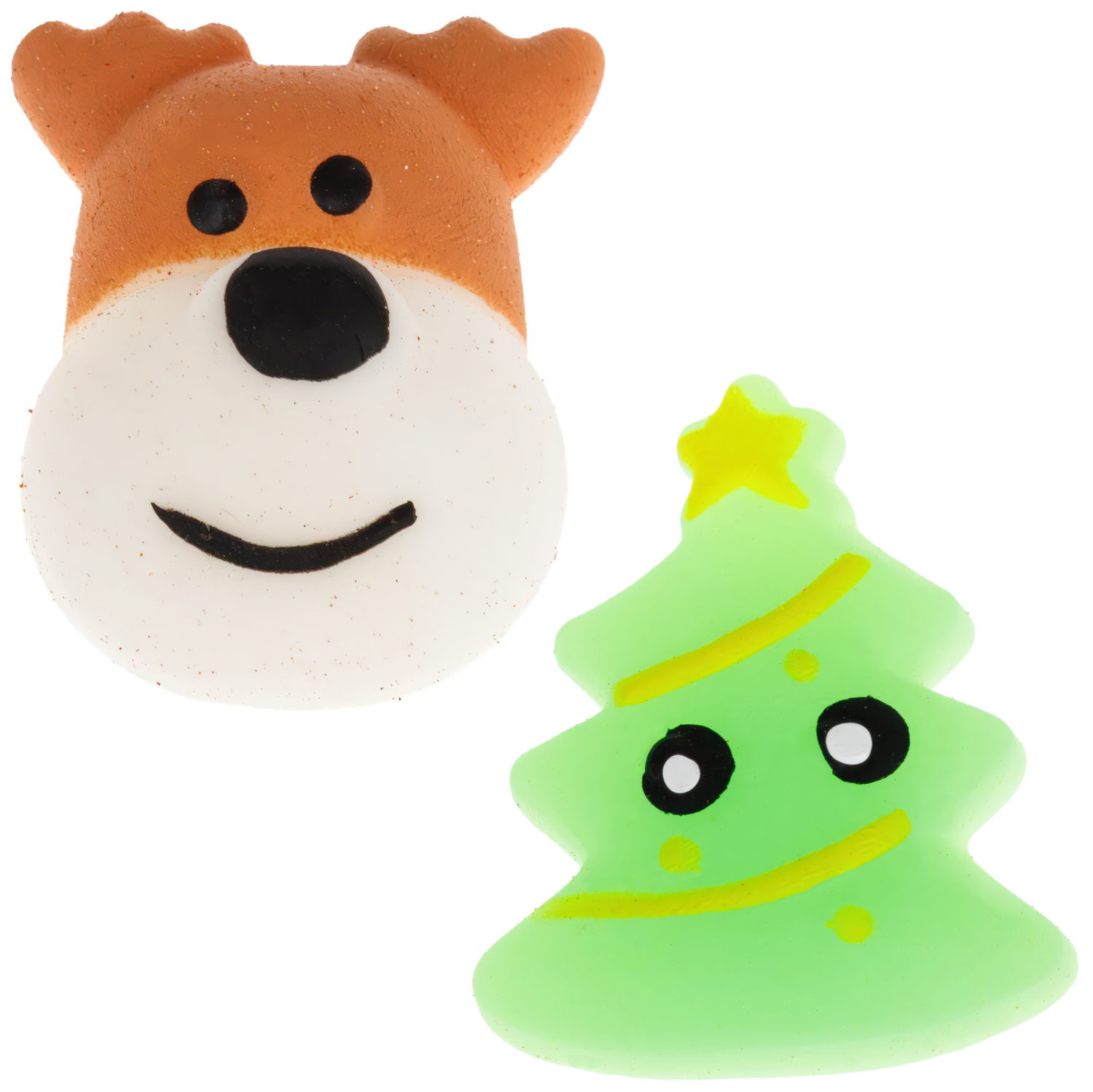 Таба сквиши 1TOY Крутой замес Новый год, 2 шт. в наборе 