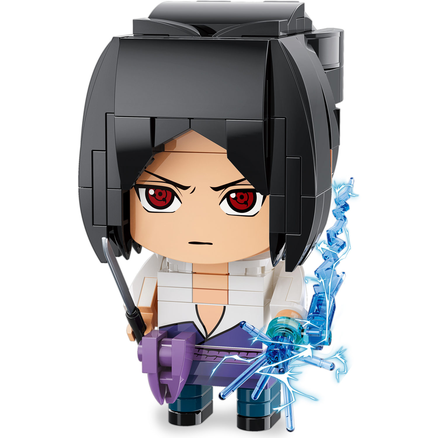 Naruto конструктор "Саске Учиха" для мальчиков и девочек, 174 детали