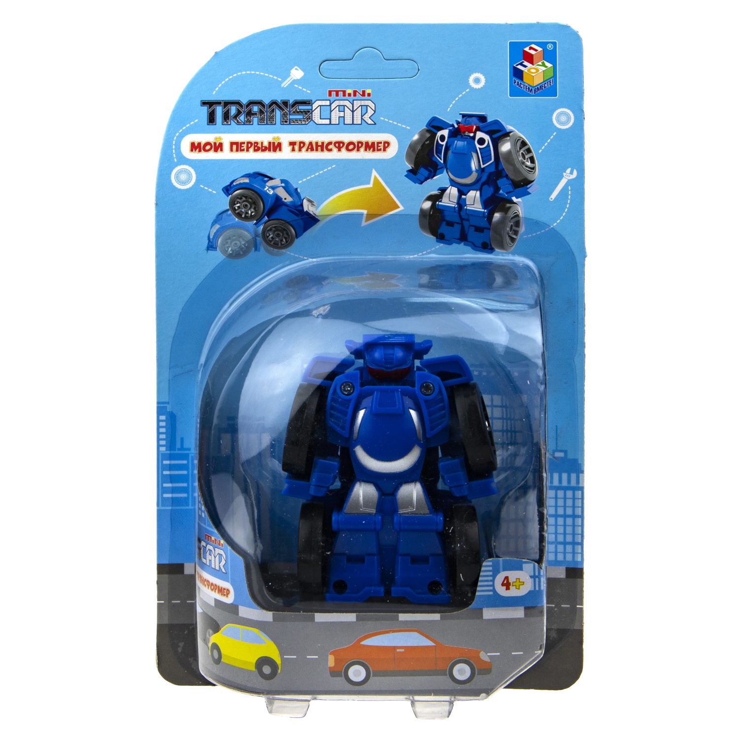 Трансформер 1TOY "Мой первый трансформер" Суперкар