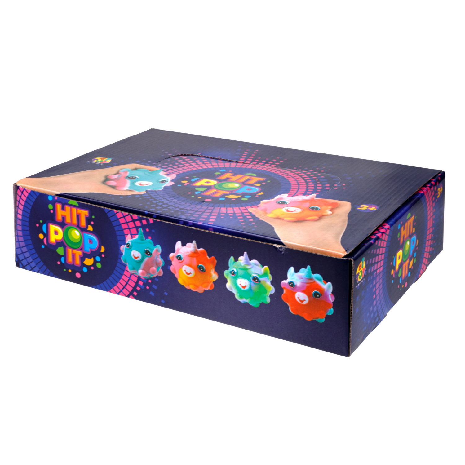 1TOY Жмяка Hit Pop It "Единорог" 7 см, 4 вида в ассортименте