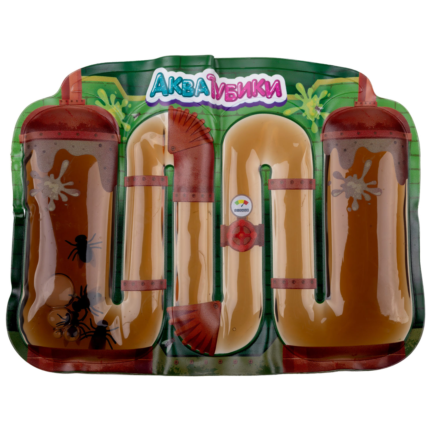 Акватубики 1TOY Мелкие пакости: Канализация, антистресс переливайка