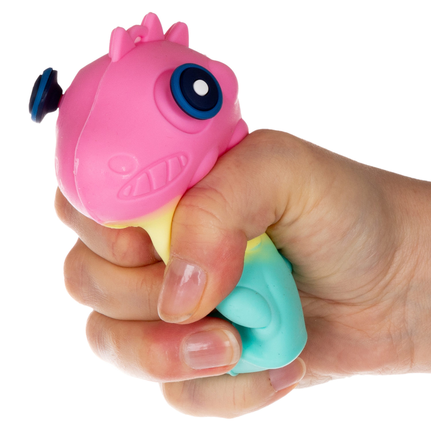 1toy Жмяка Hit Pop It "Динозавр" 9,5х9х4,2 см, 4 вида в ассортименте