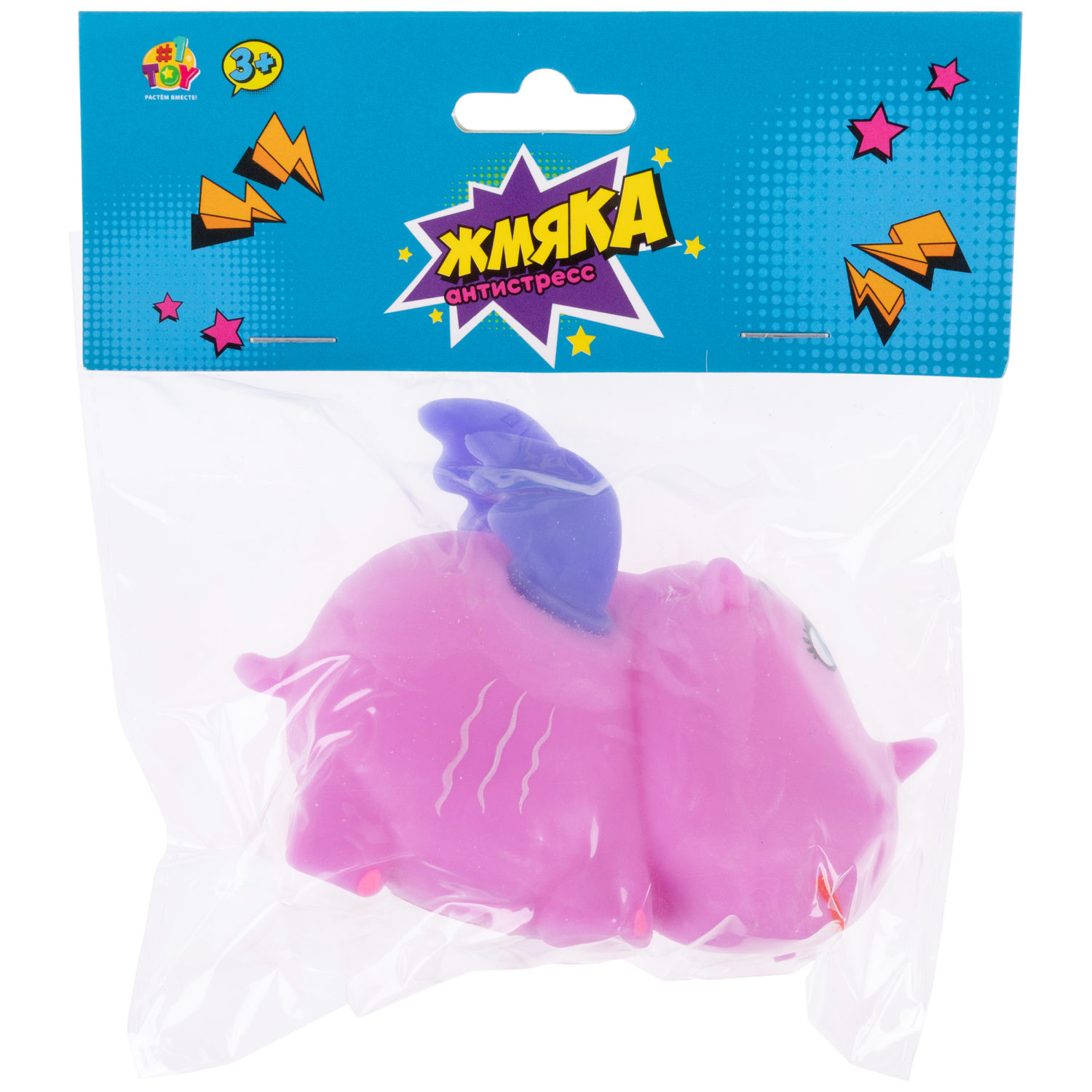 Жмяка 1TOY Животные с крыльями, в ассортименте