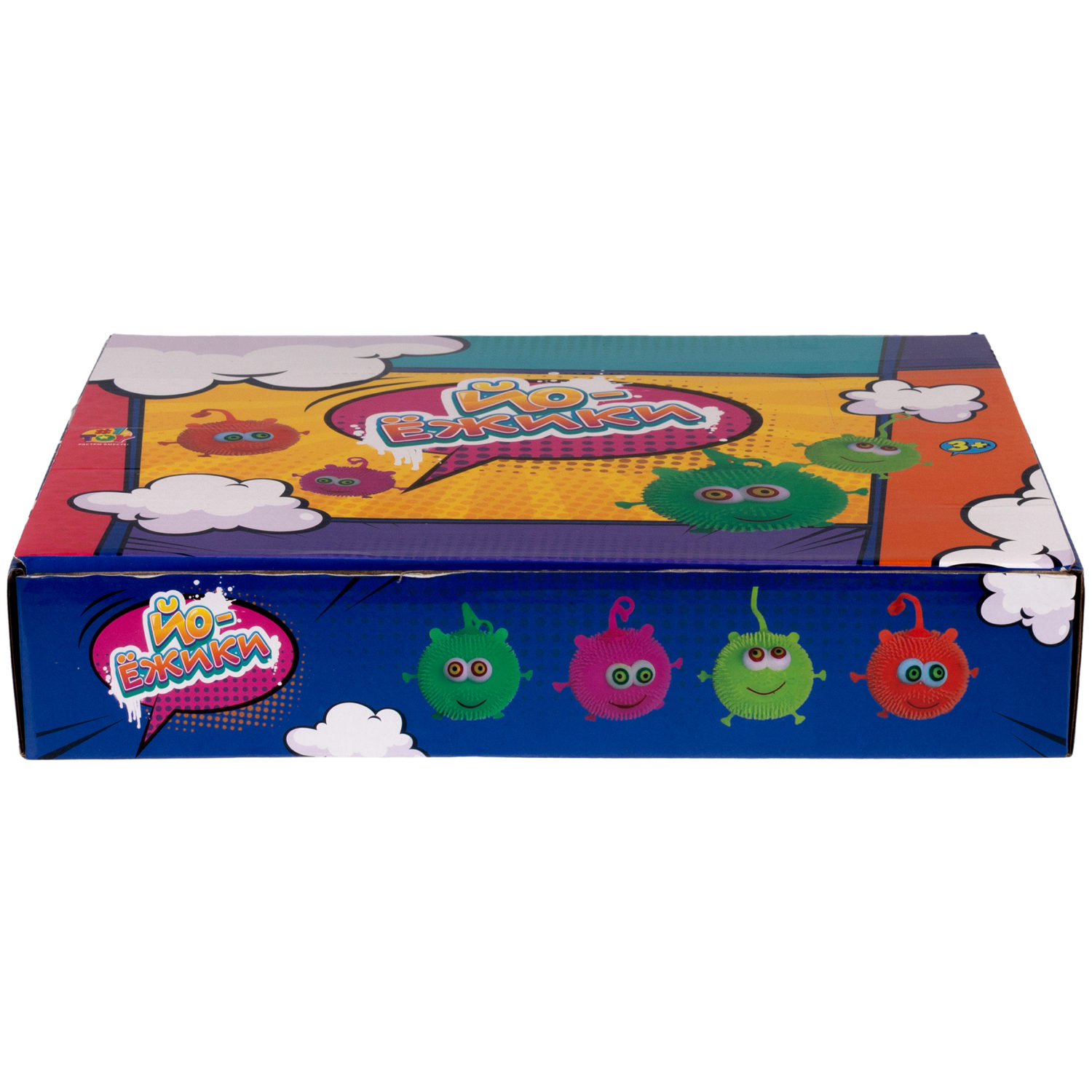 Антистресс-игрушка для рук 1TOY Ё-Ёжик, для детей и взрослых, 4 вида в ассортименте