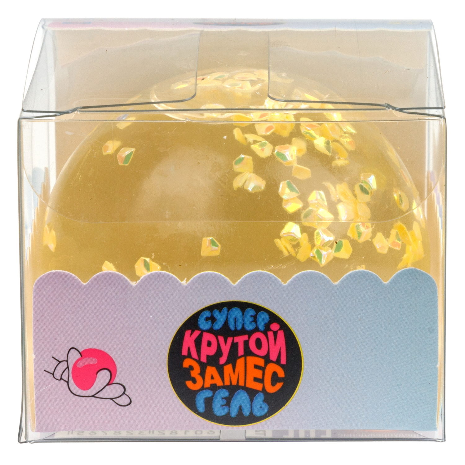 1toy Крутой замес Супергель шар бриллиант 6 цв.в асс.6см, в ПВХ кор., 12шт.в дб.