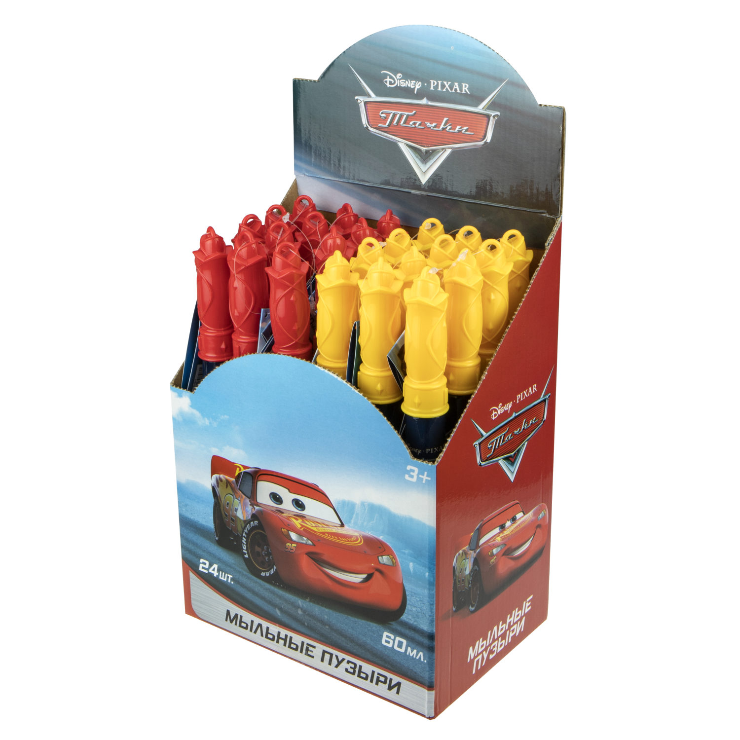 Мыльные пузыри 1TOY "Тачки" (60мл.)