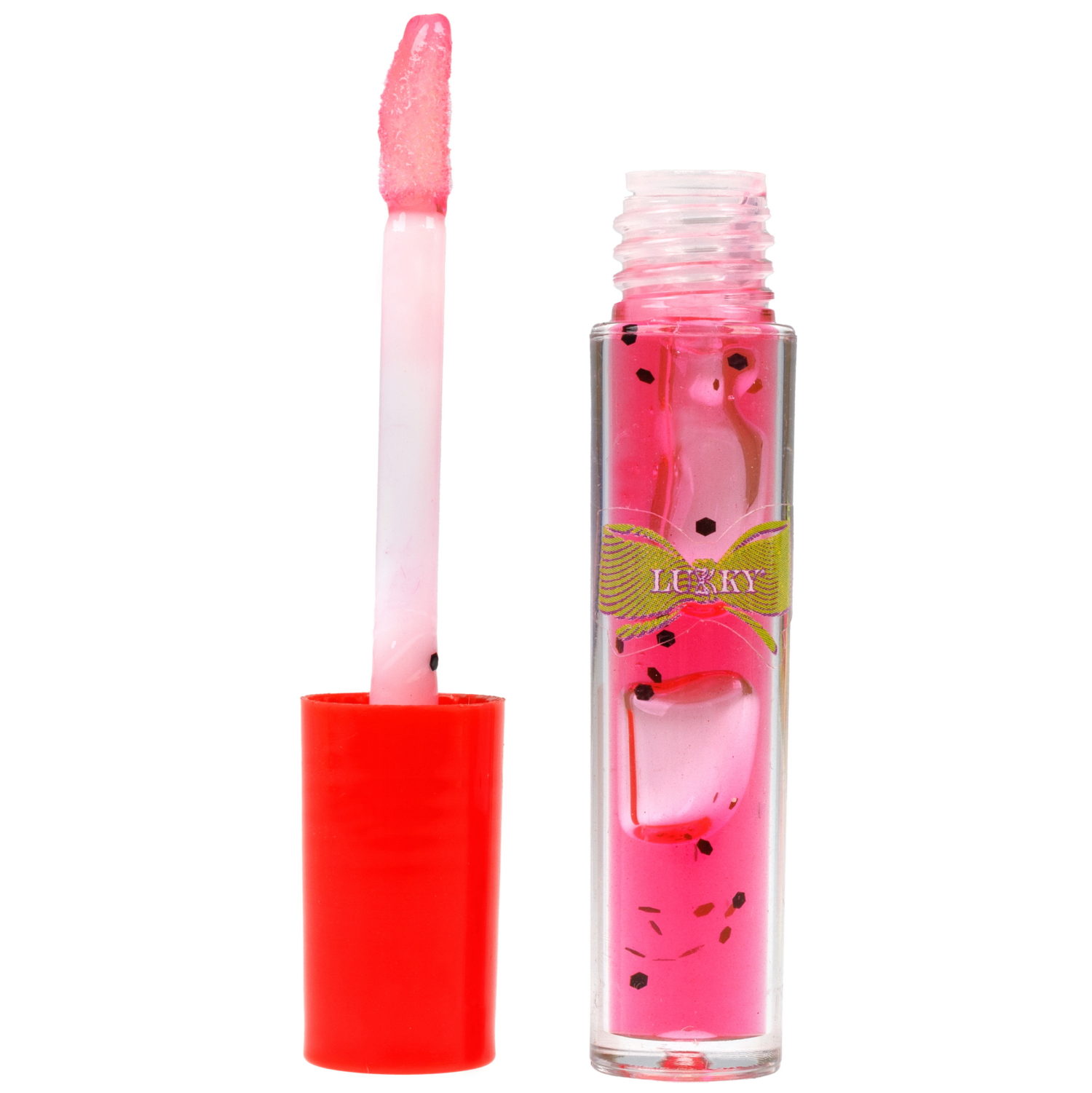 Lukky Yummy Смузи,глянец д.губ,арбуз,1,2 мл,блистер