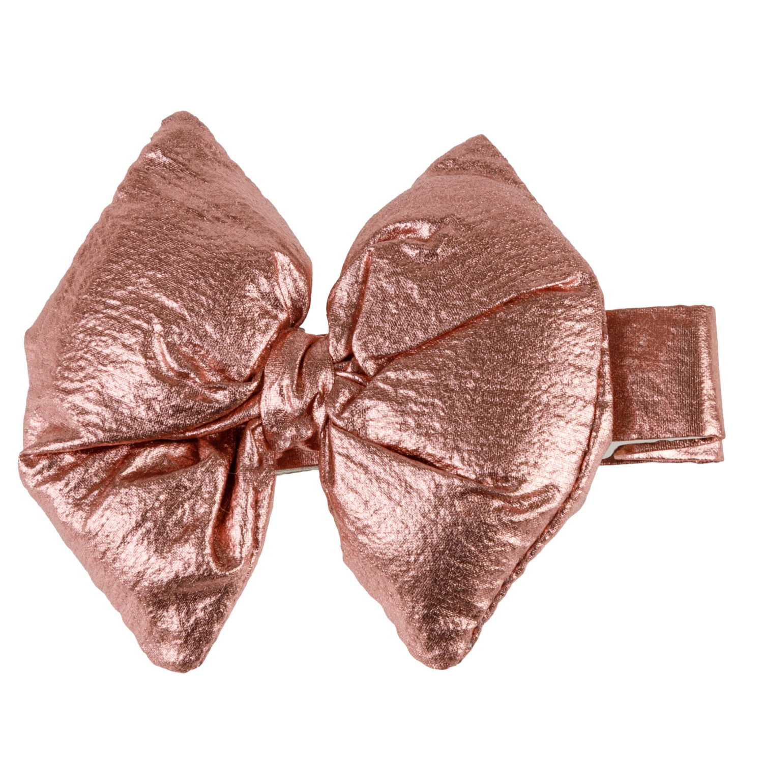 Lukky Fashion набор из 3 аксес.д.волос Бантики "Металлизированная кожа":2 резинки,1 заколка-зажим,5 цв.микс