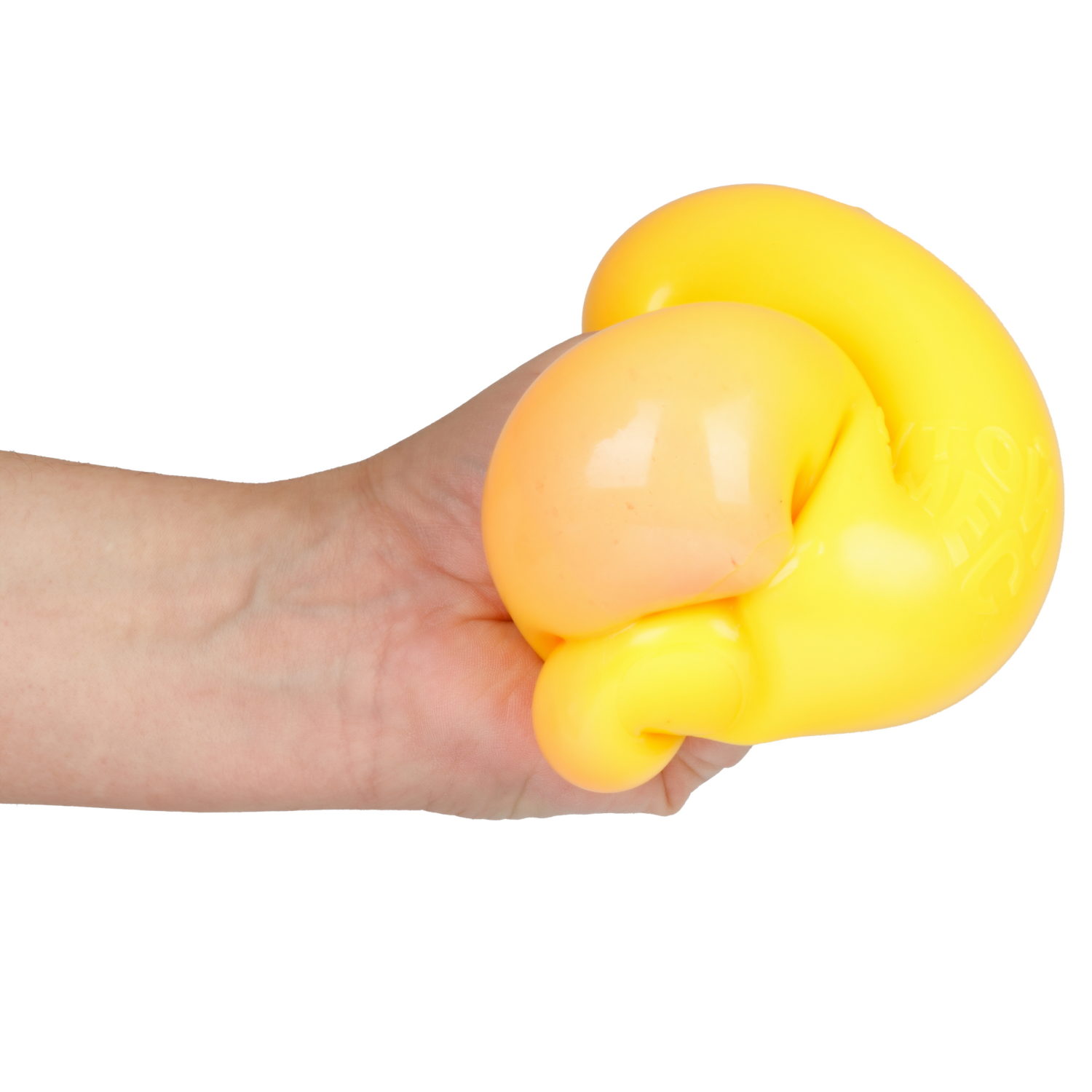 Игрушка-антистресс 1TOY Крутой замес Залиплющ, Плюшар, меняет цвет, 10 см, желтый