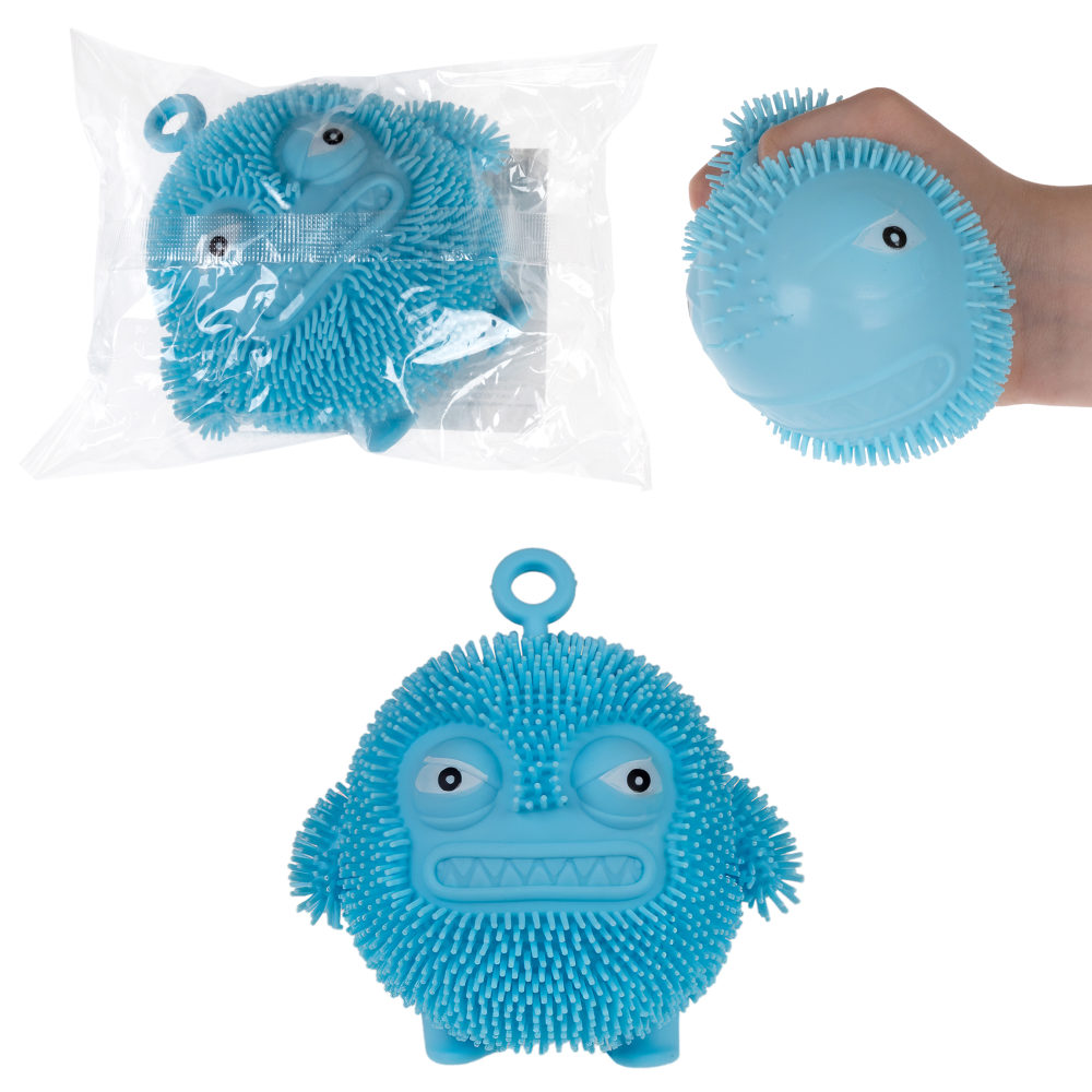 1Toy Йо-Ёжик "Монстры", 8х8 cм, голубой