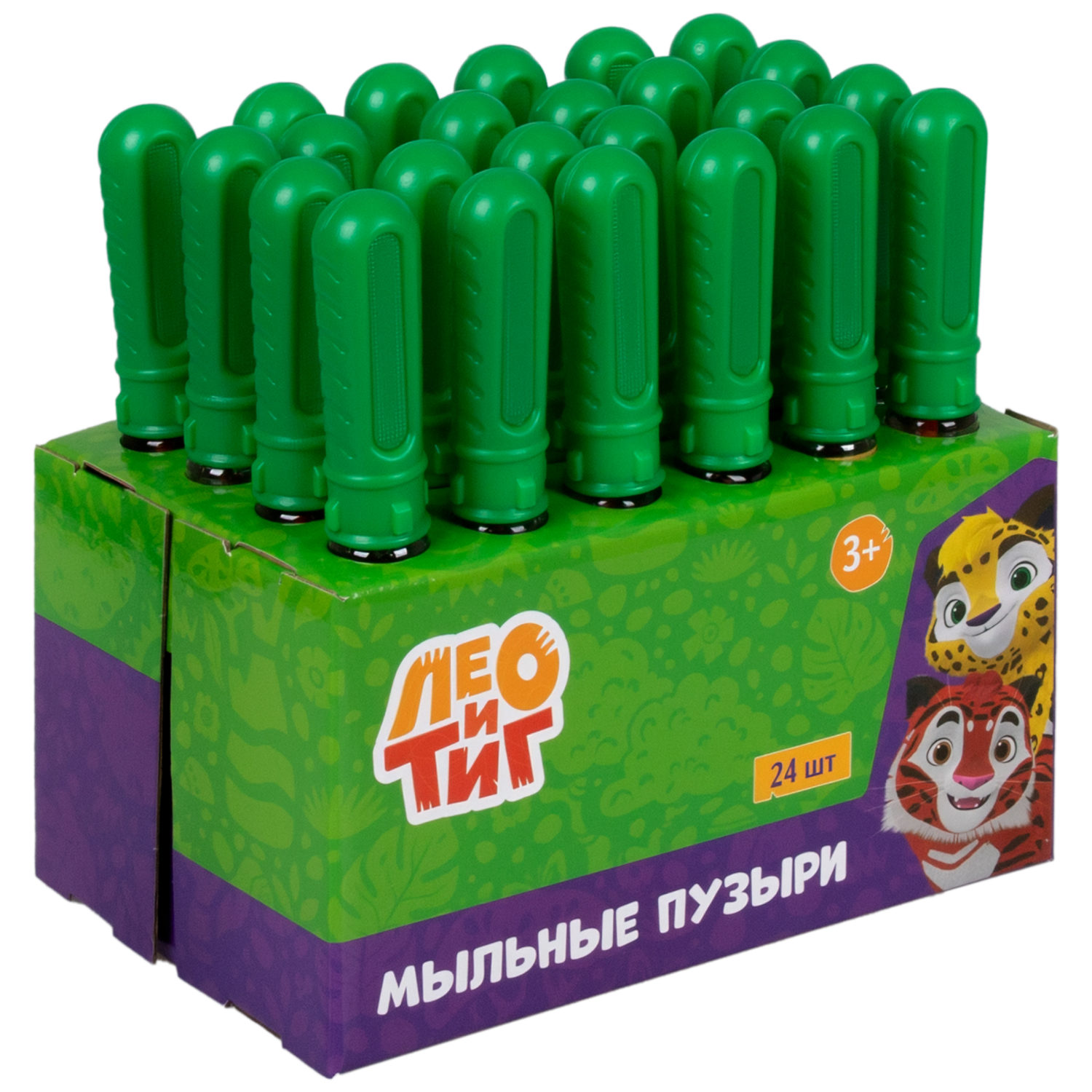1TOY Лео и Тиг, мыльные пузыри, 60 мл