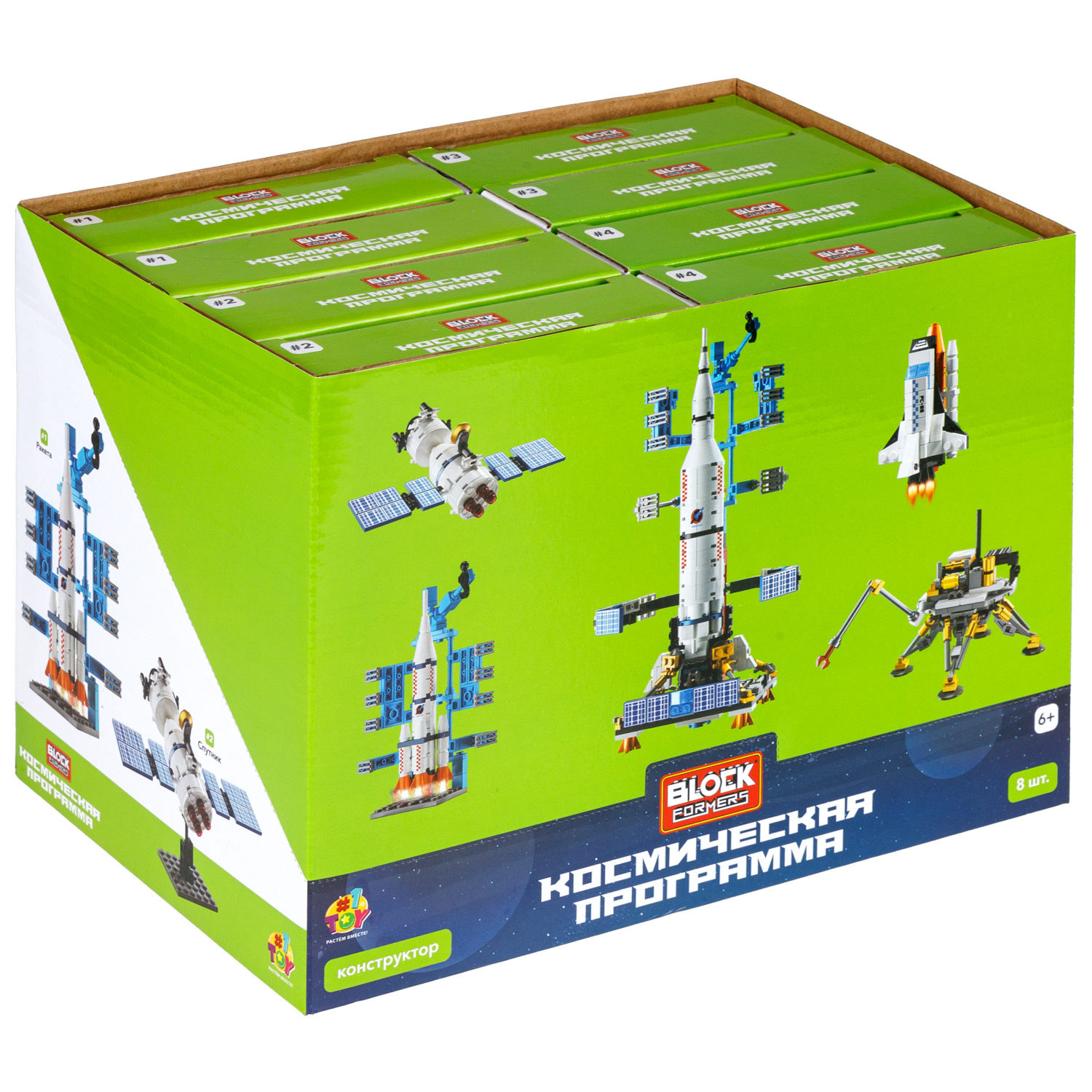 1TOY конструктор Blockformers "Космическая программа", в ассортименте 4 вида