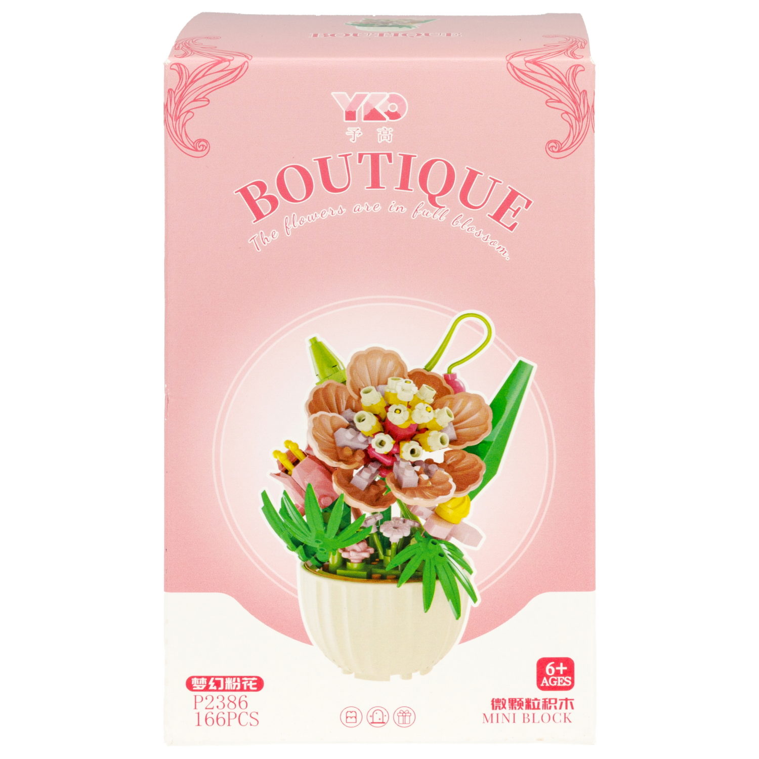 Конструктор 1TOY Blockformers "Цветы в горшках", 9 видов, от 138 до 223 деталей