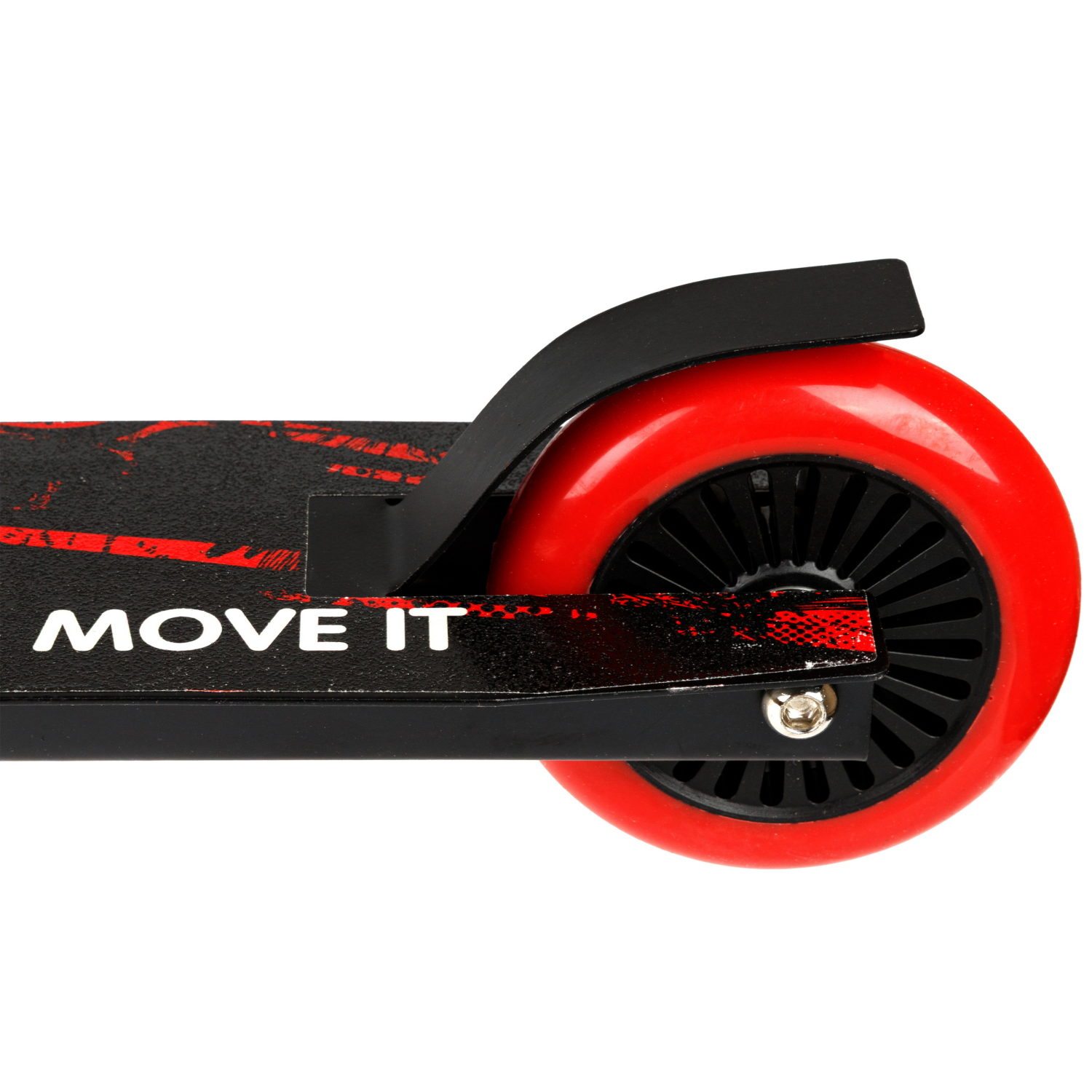 Самокат трюковый Topgear, 2-х кол. PU 2х100 мм, неопреновые грипсы, 48,5*83*64 см,, до 100 кг, черно-красный