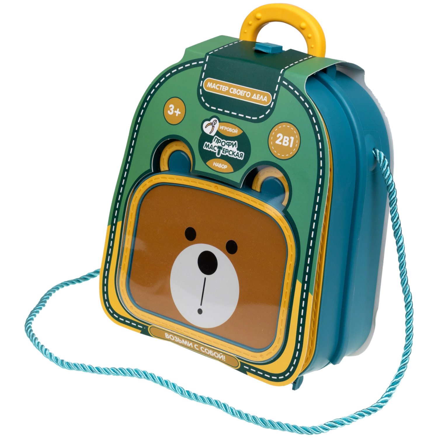 Игровой набор в рюкзачке 1TOY Профи Мастерская, 14 предметов