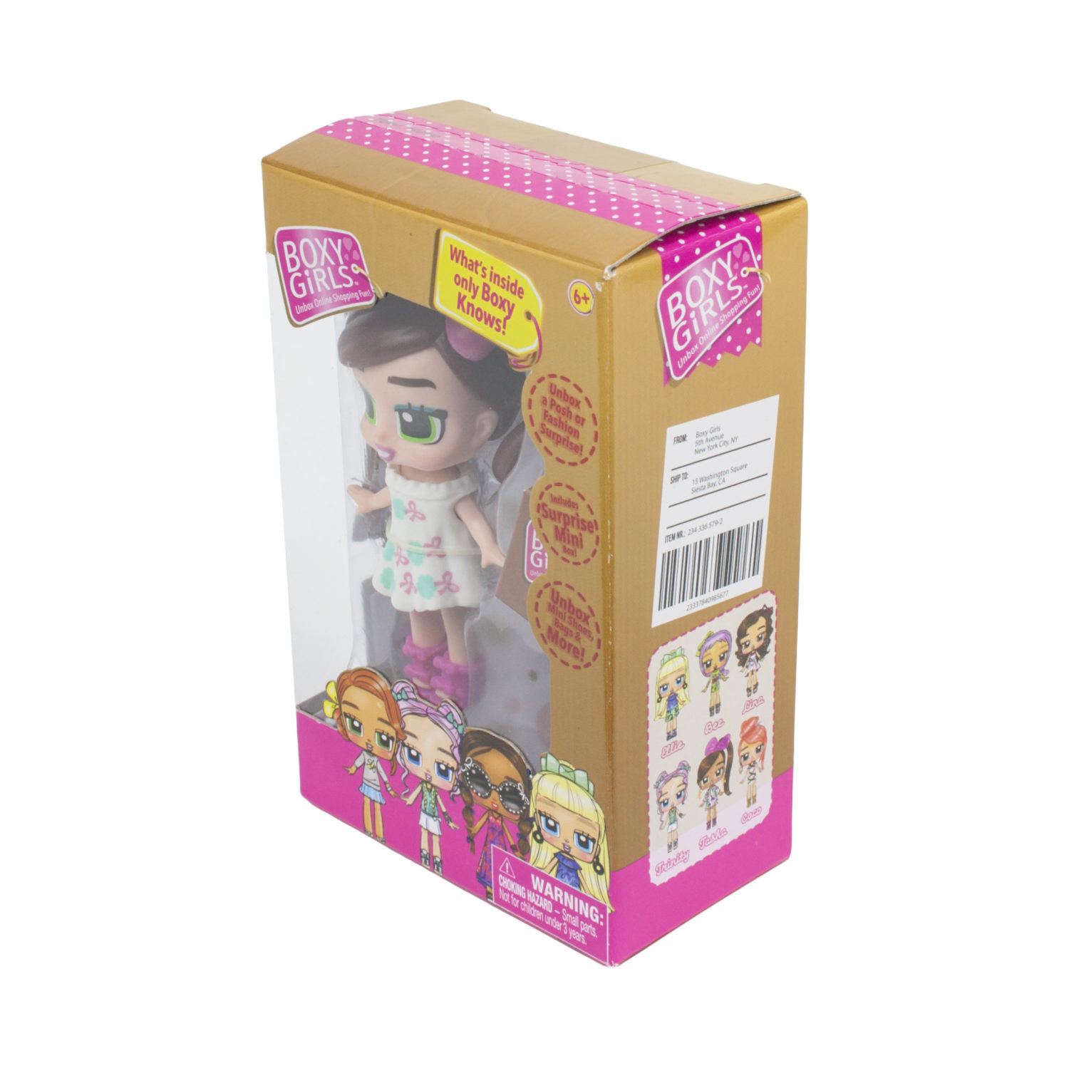 Кукла Boxy Girls MINI 8см с аксессуарами, 6 видов.